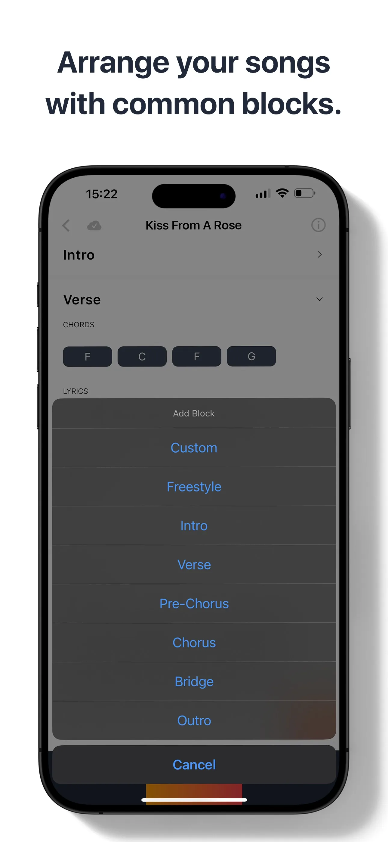 Songwriter Pro: Lyric Studio iphone screenshot 8