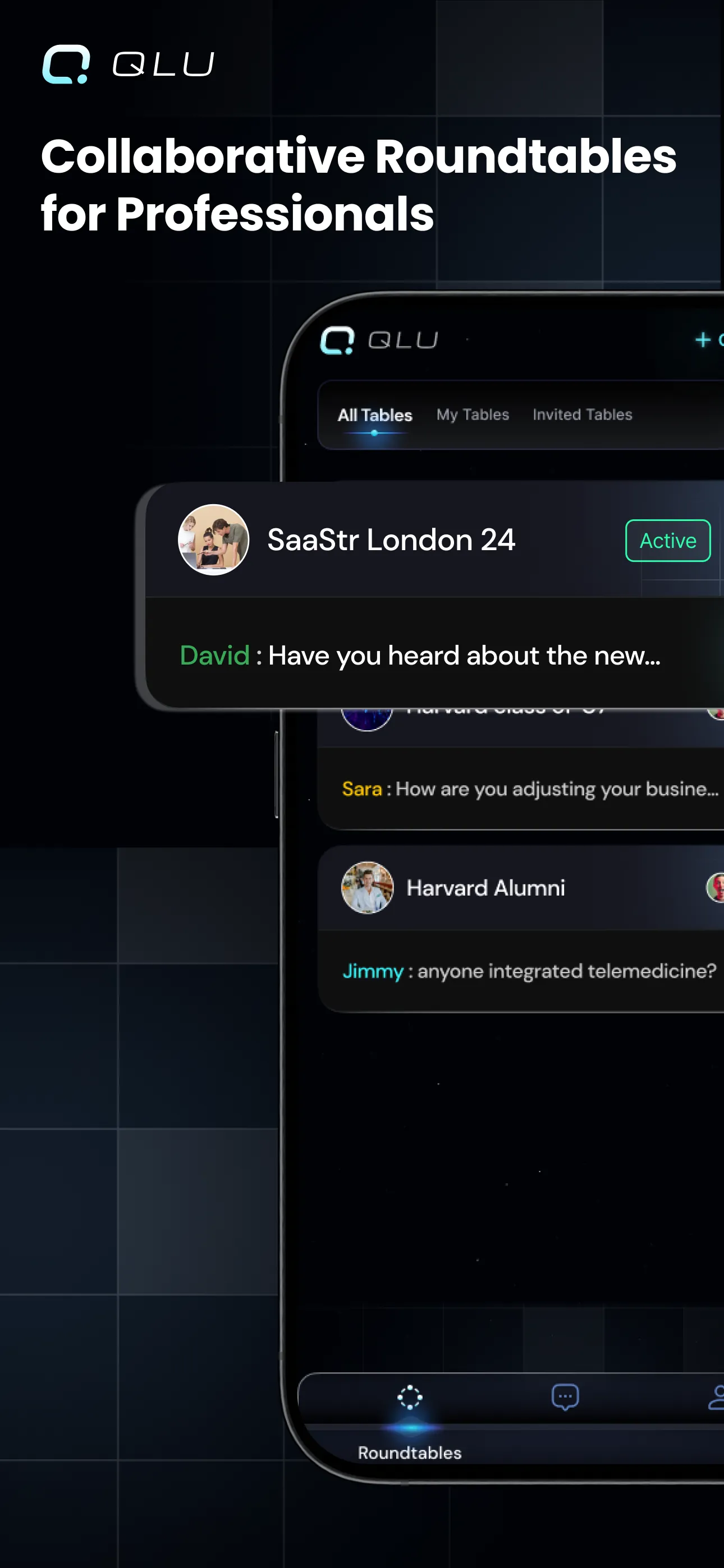 QLU Social iphone screenshot 1