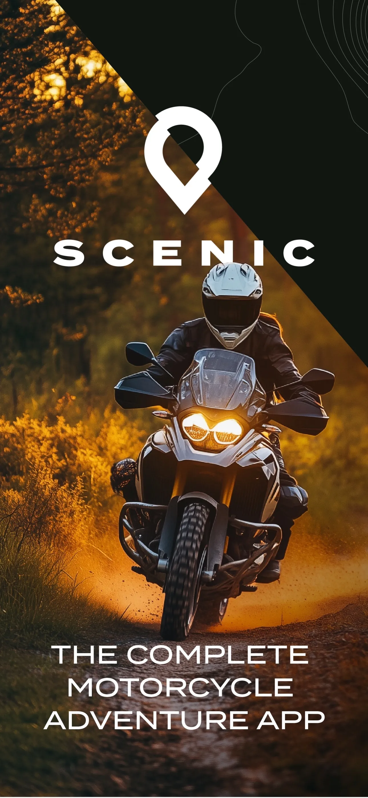 Scenic Motorcycle Navigation iphone screenshot 1