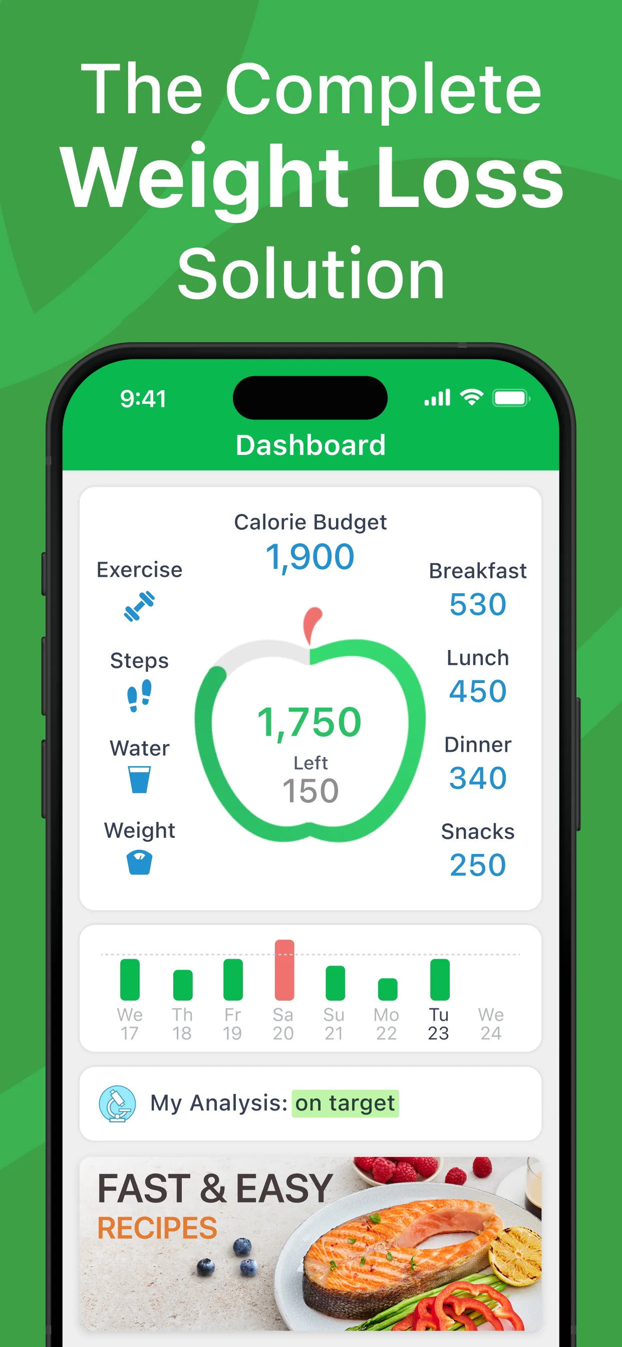 Calorie Counter - MyNetDiary iphone screenshot 1