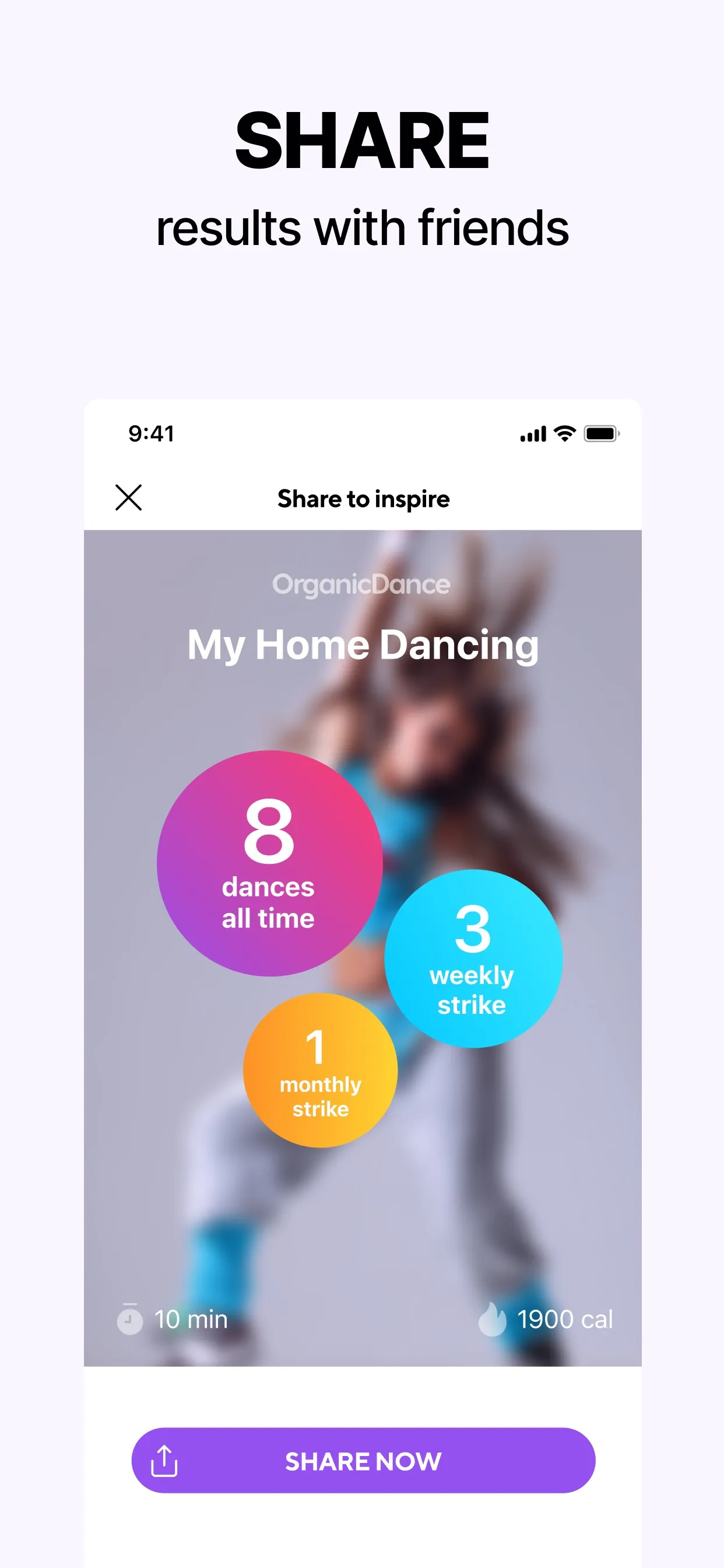 Organic Dance: Weight Loss App iphone screenshot 9