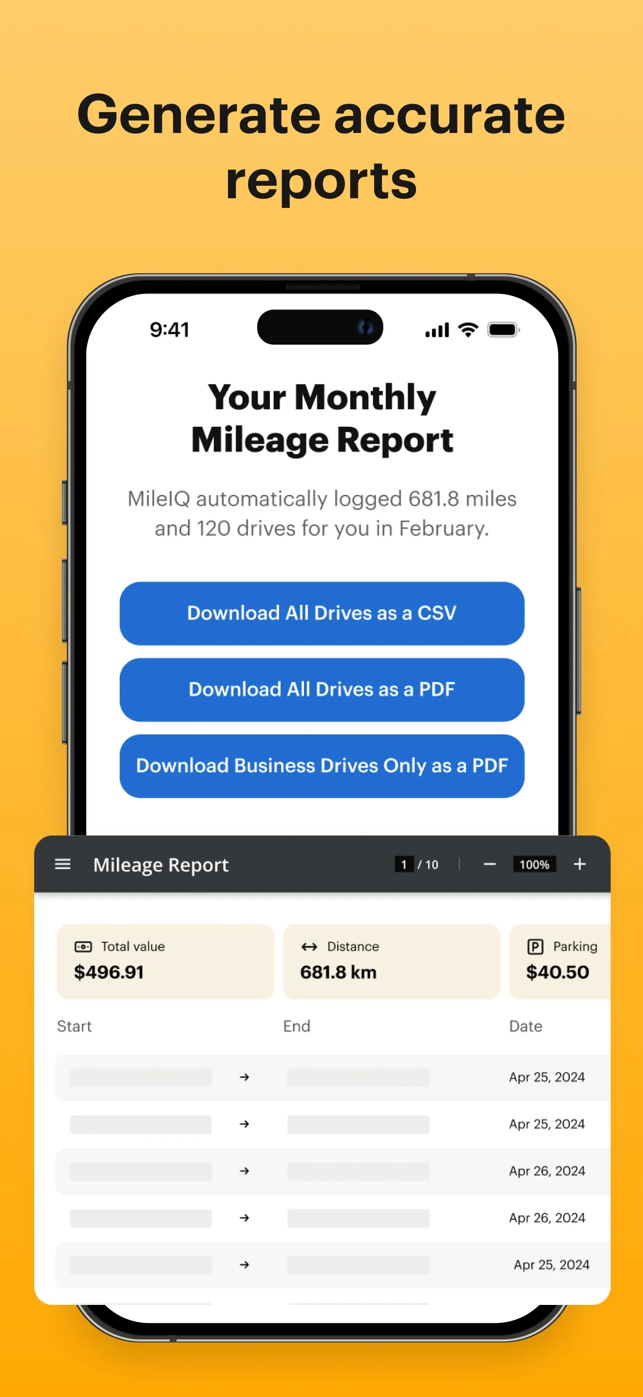 MileIQ: Mileage Tracker & Log iphone screenshot 6