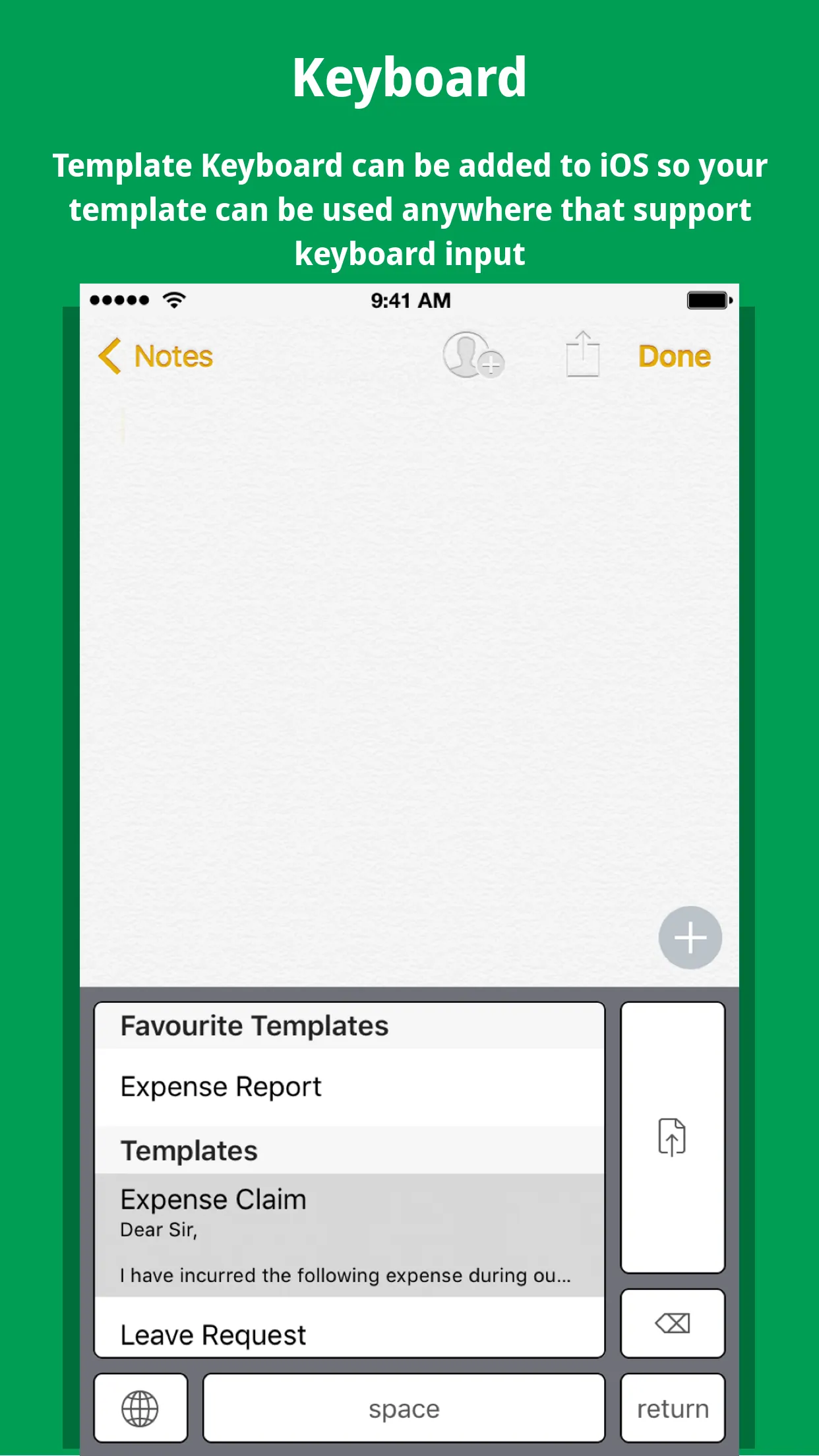Template Manager iphone screenshot 4