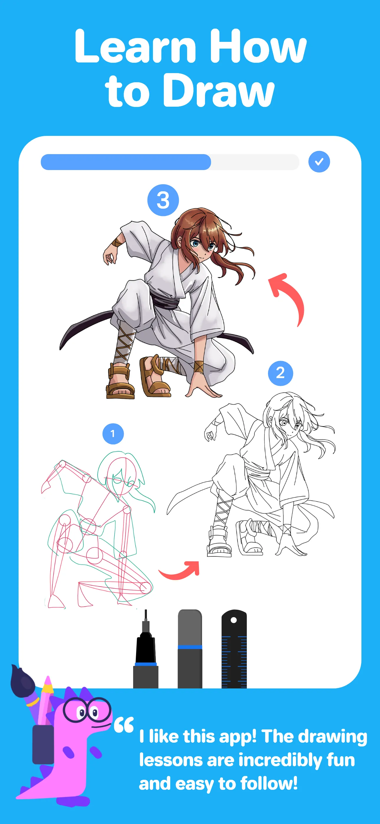 Drawing Desk:Learn to Draw App iphone screenshot 1
