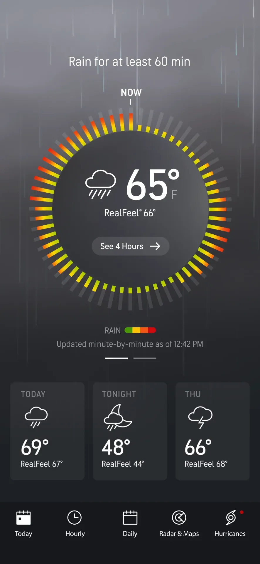 AccuWeather: Weather Forecast iphone screenshot 1