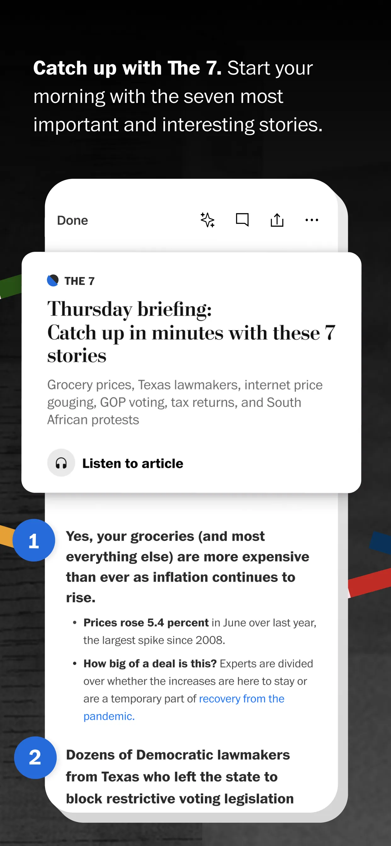 Washington Post iphone screenshot 2