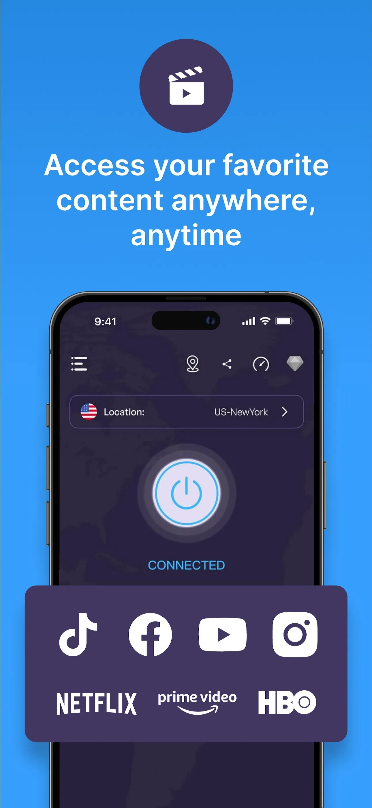 VPN - Super Unlimited Proxy iphone screenshot 1