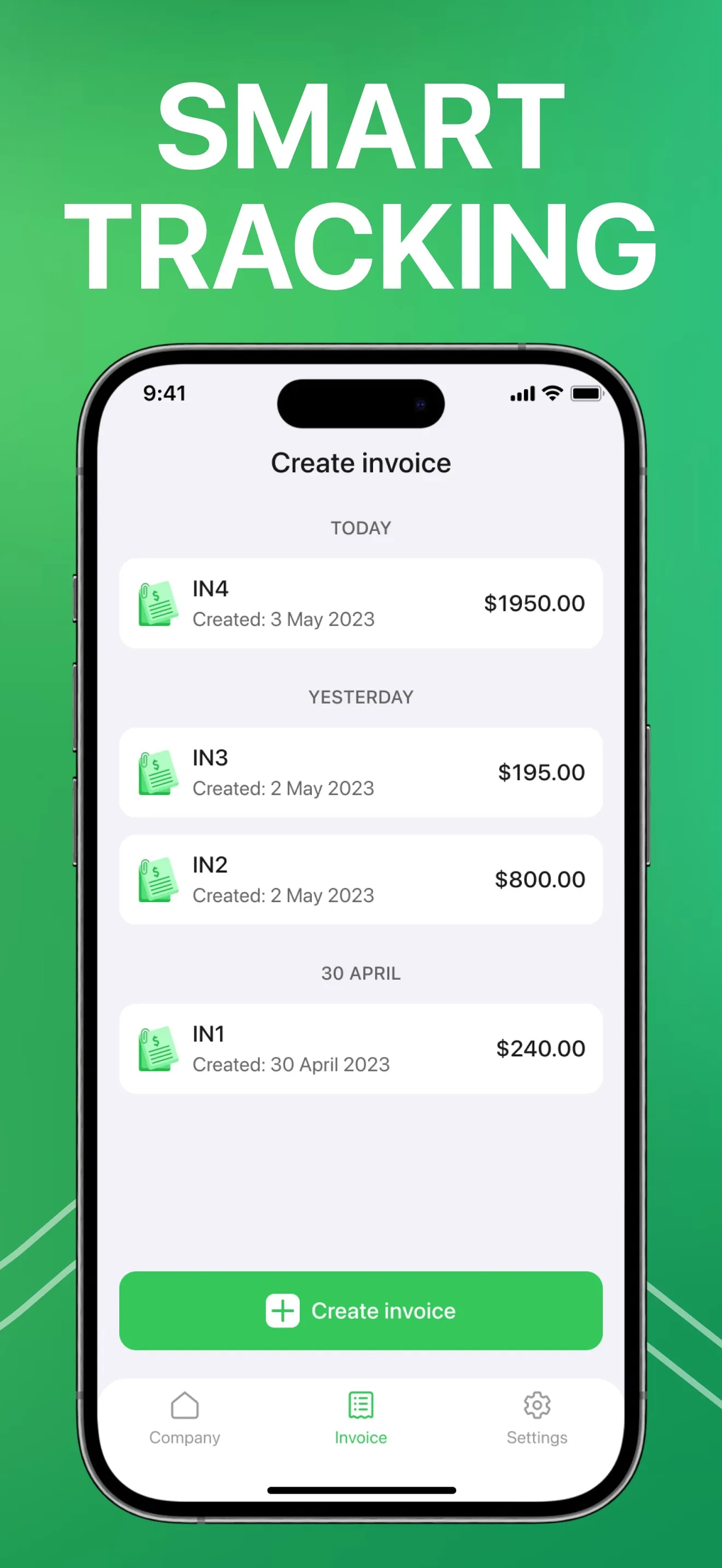 Invoice Maker Simple Generator iphone screenshot 3