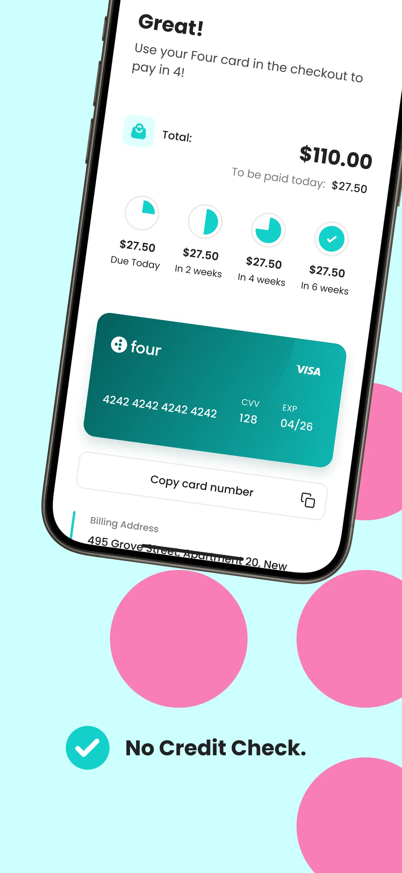 Four | Buy Now, Pay Later iphone screenshot 4