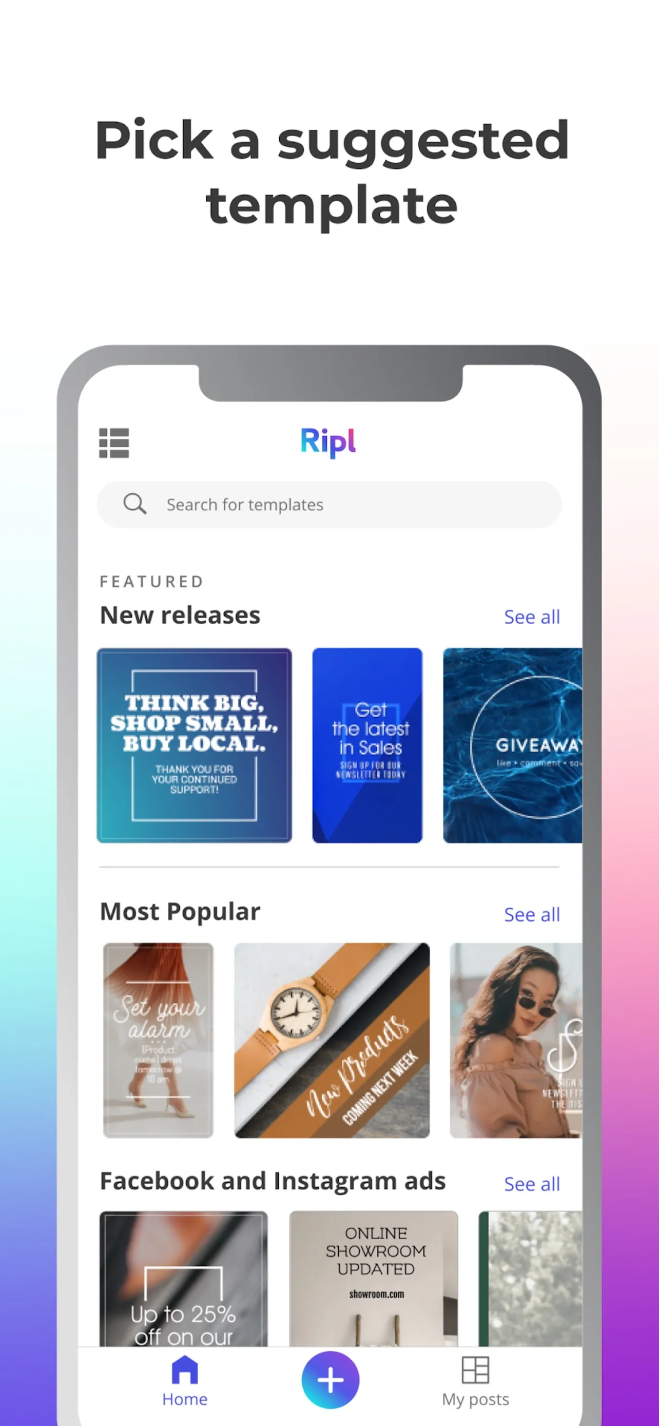 Ripl: Social Media Marketing iphone screenshot 5