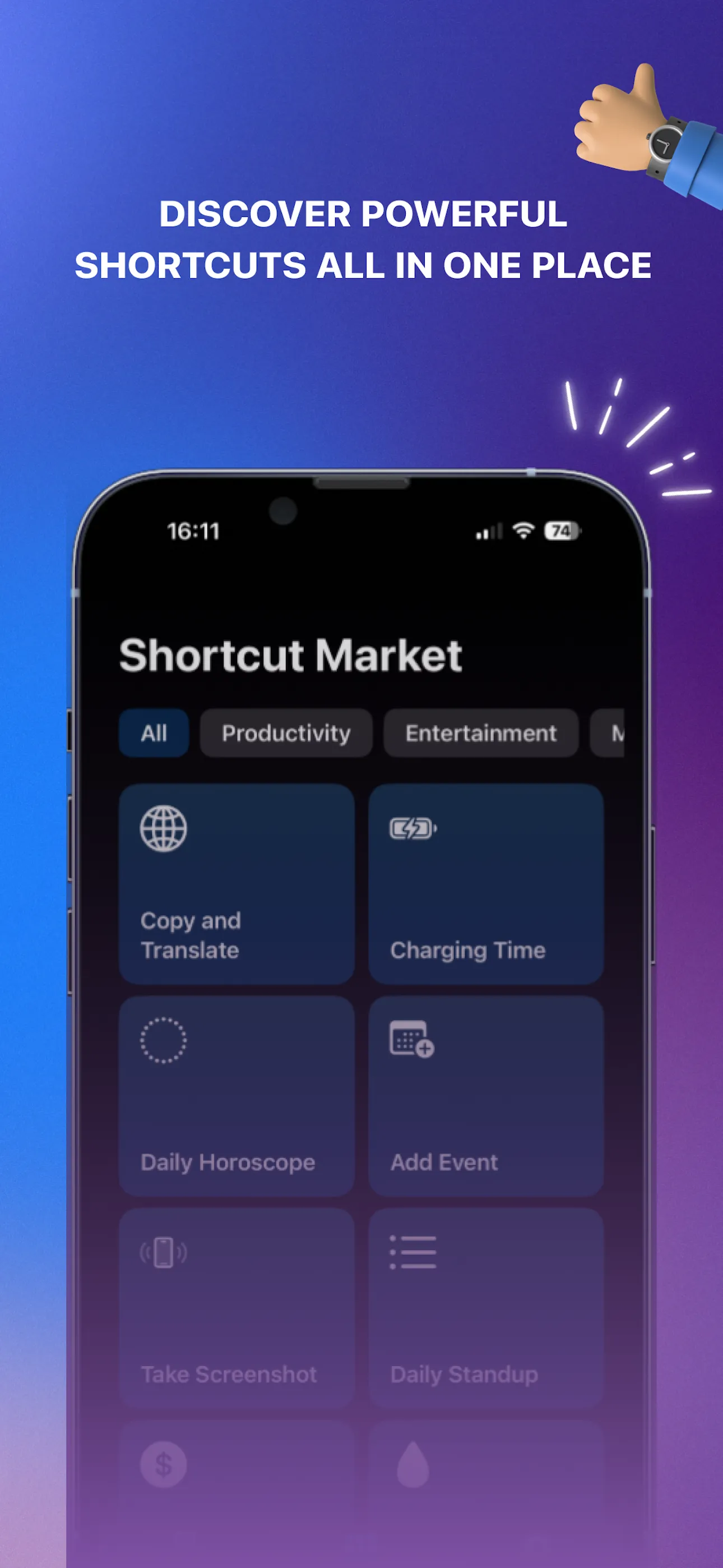 Shortcuts Automation Brevis iphone screenshot 4