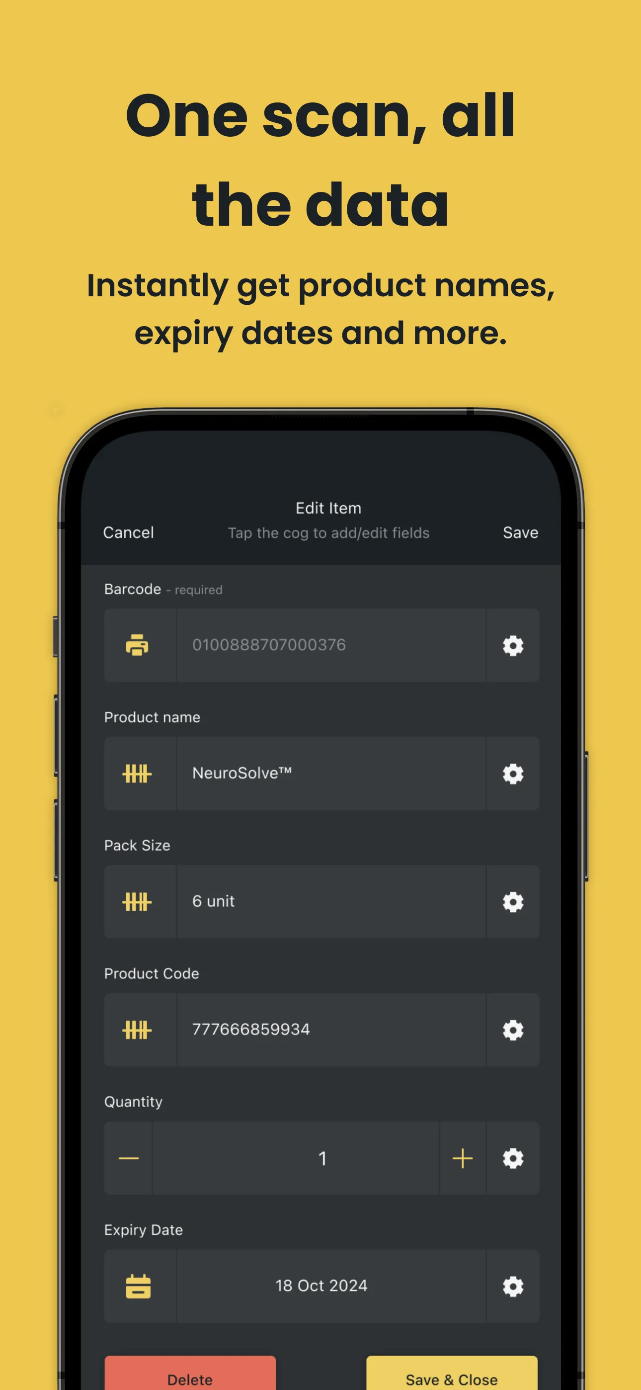 Barcode Scanner - Orca Scan iphone screenshot 1