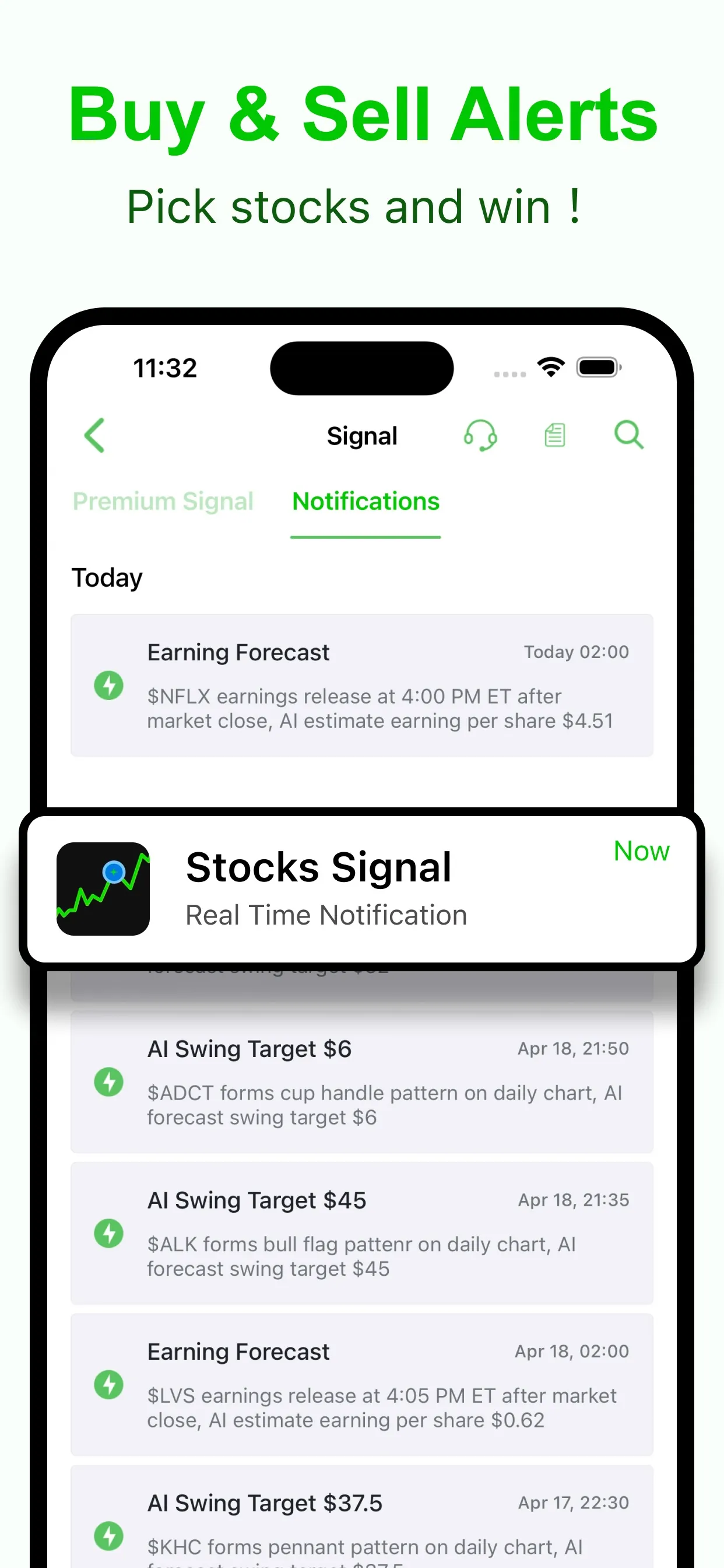 Stock Signal: AI Trading Alert iphone screenshot 3