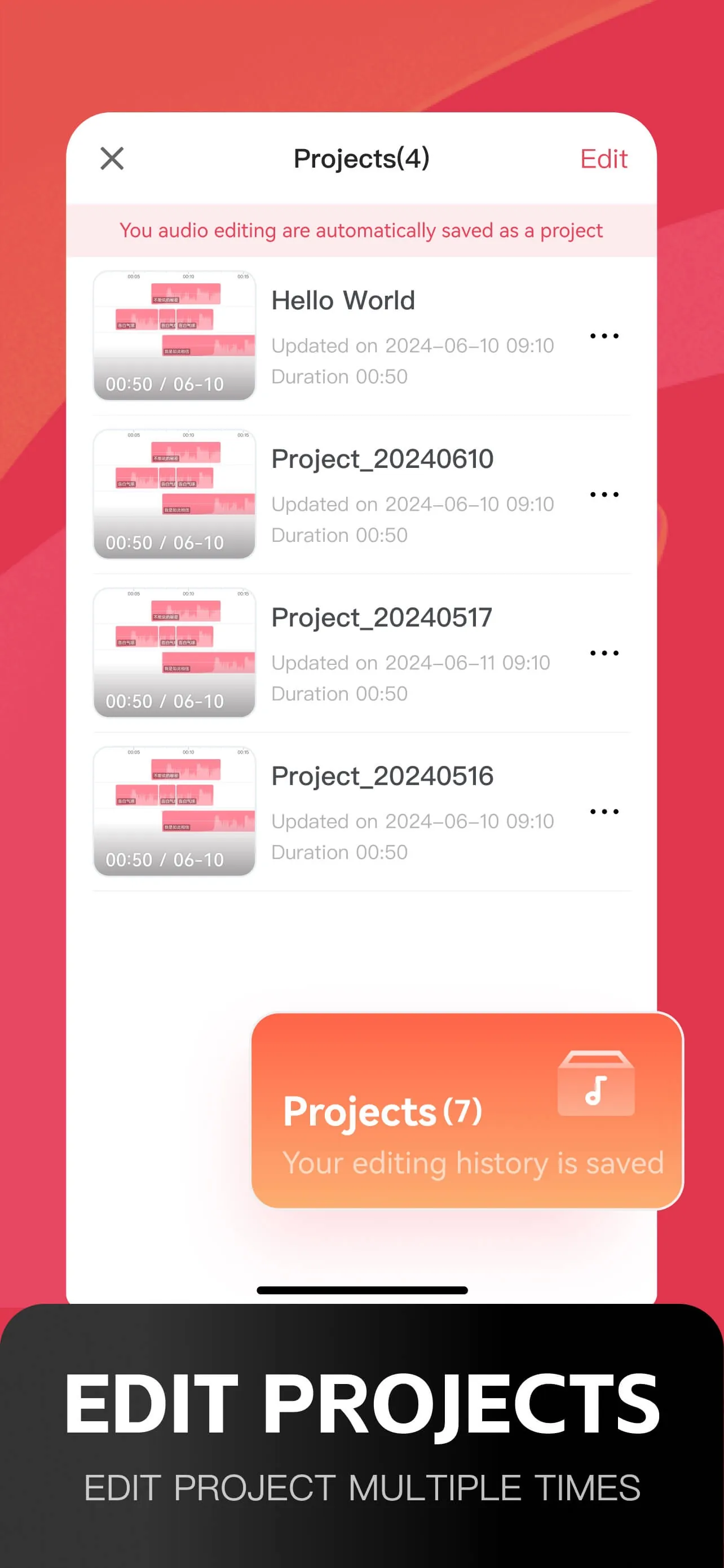 Audio Editor: MP3 Converter iphone screenshot 6