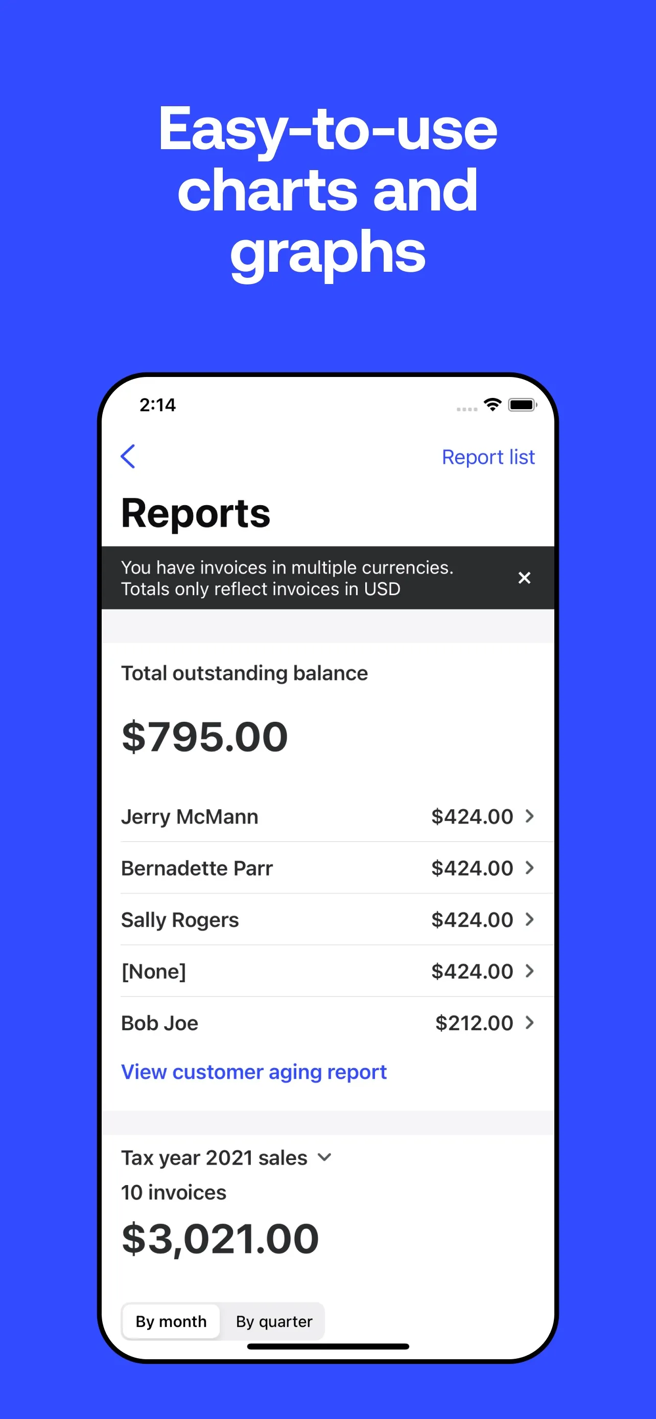 Invoice2go: Easy Invoice Maker iphone screenshot 4