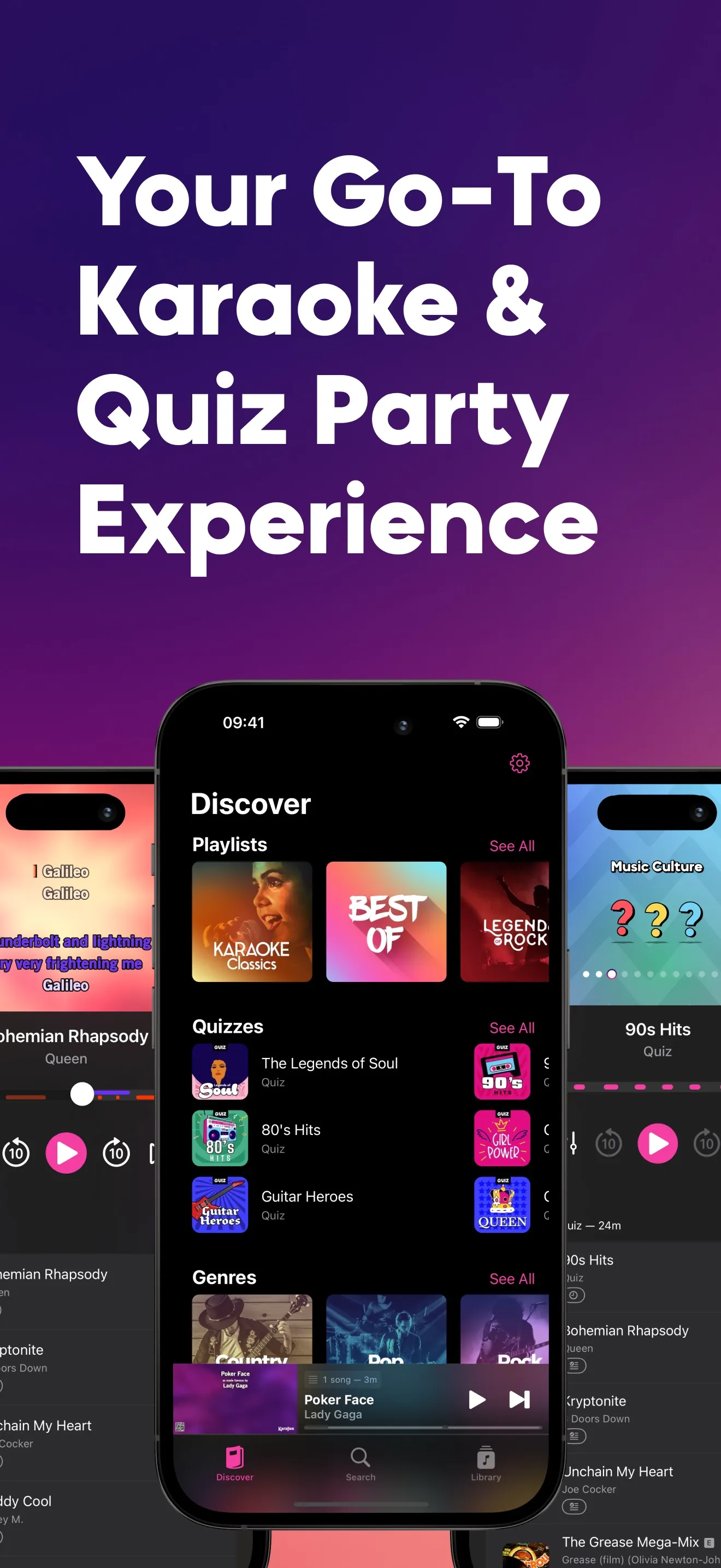 KaraFun – Karaoke & Music Quiz iphone screenshot 1