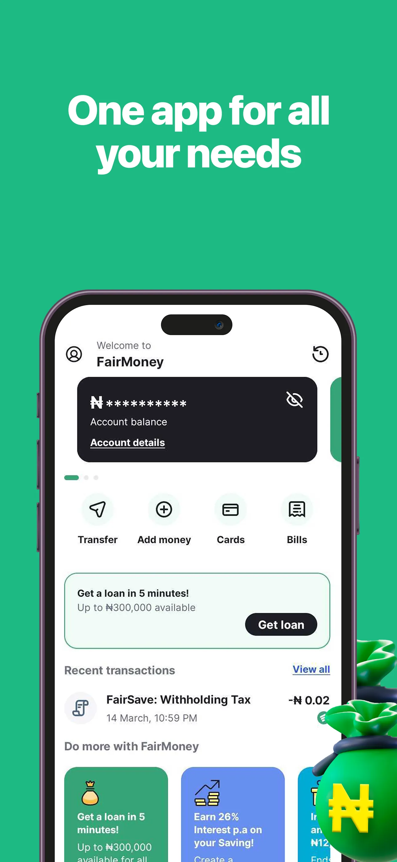 FairMoney: Loan App In Nigeria iphone screenshot 1
