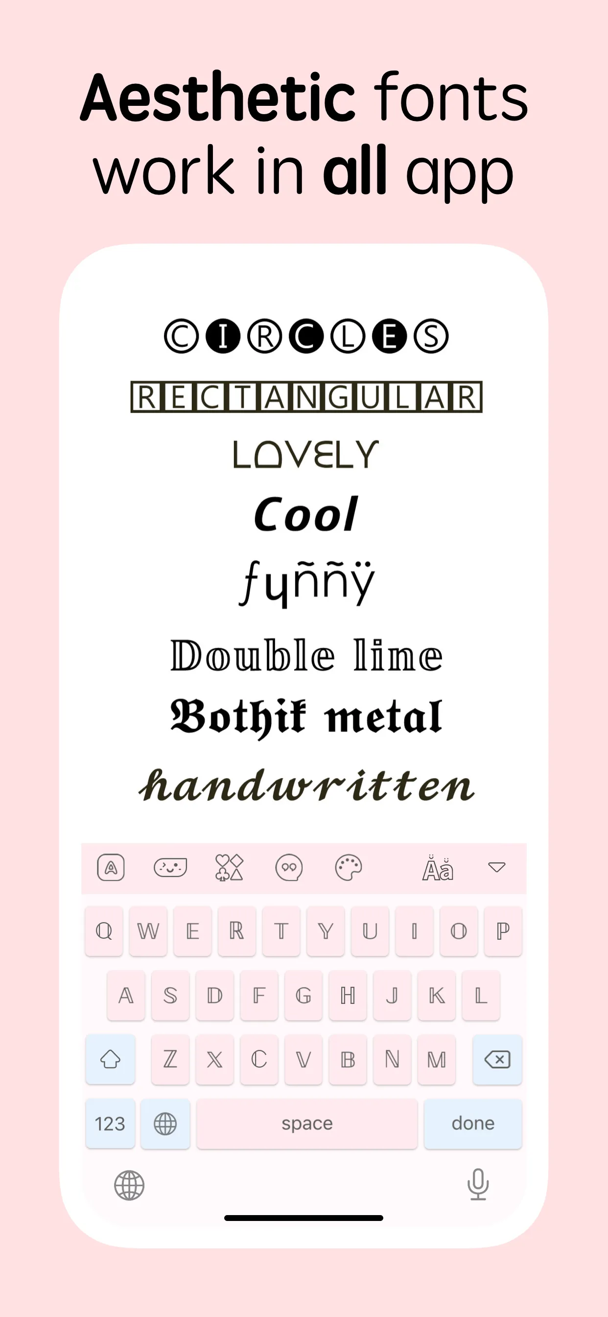 Fonts for iPhones iphone screenshot 1