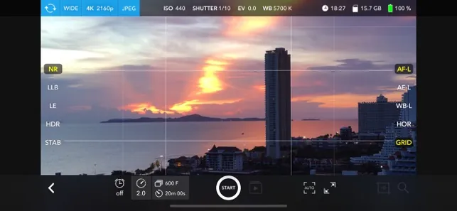 Skyflow – Time-lapse shooting iphone screenshot 1