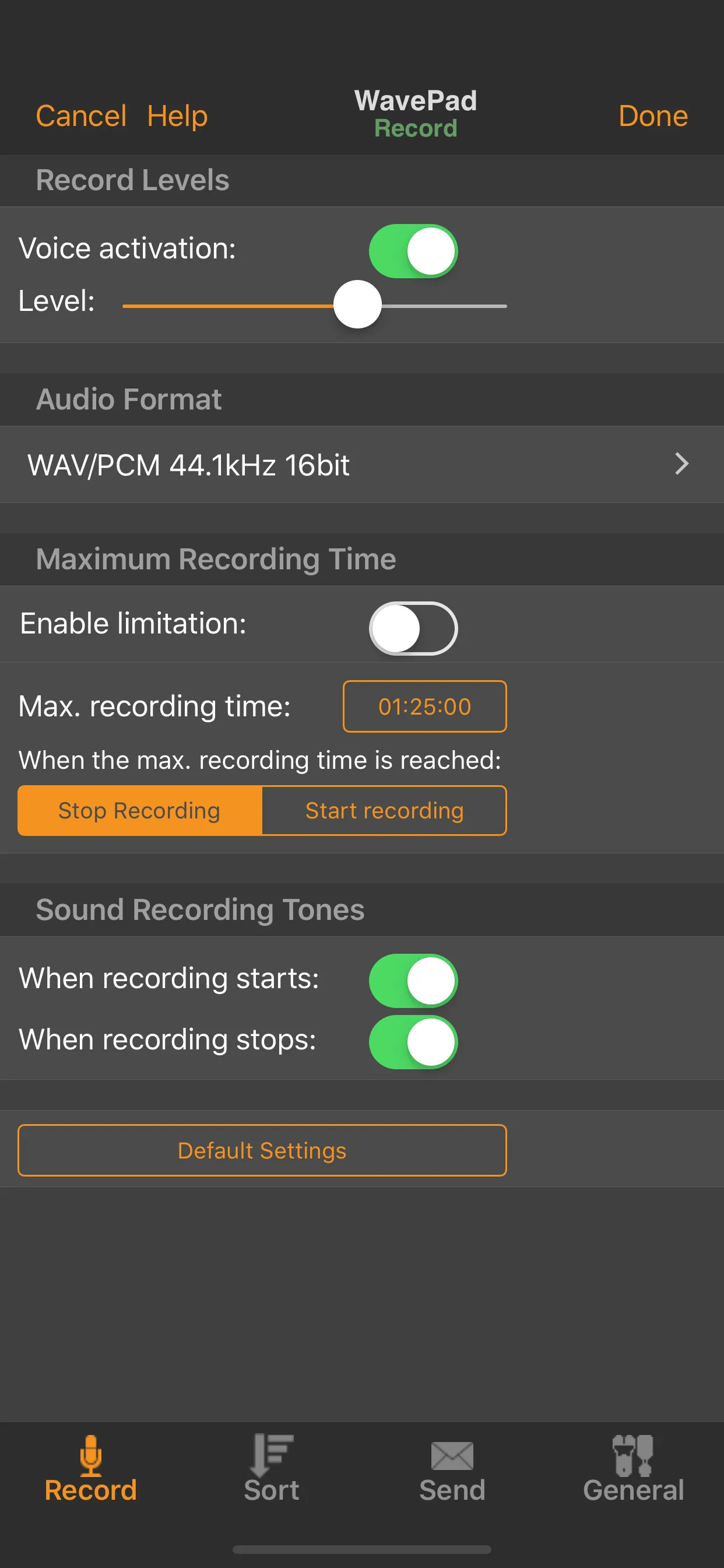 WavePad Music and Audio Editor iphone screenshot 7