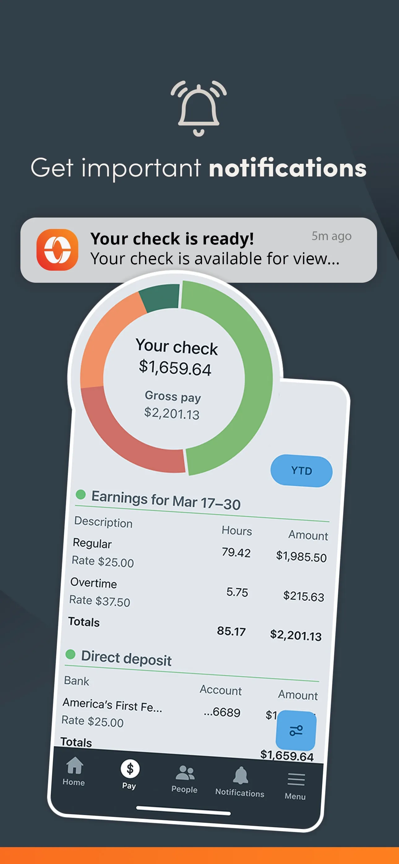 Paylocity iphone screenshot 4