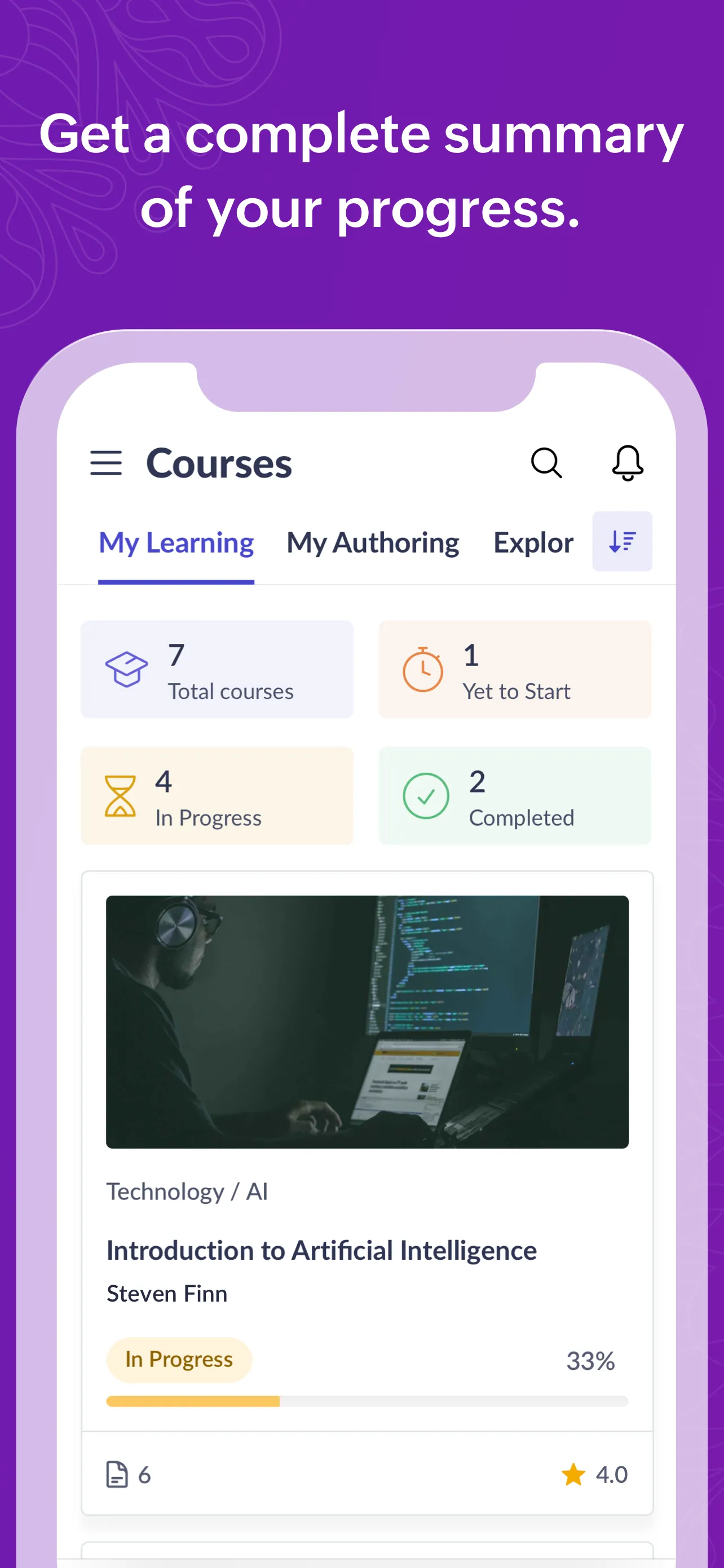 Zoho Learn iphone screenshot 5