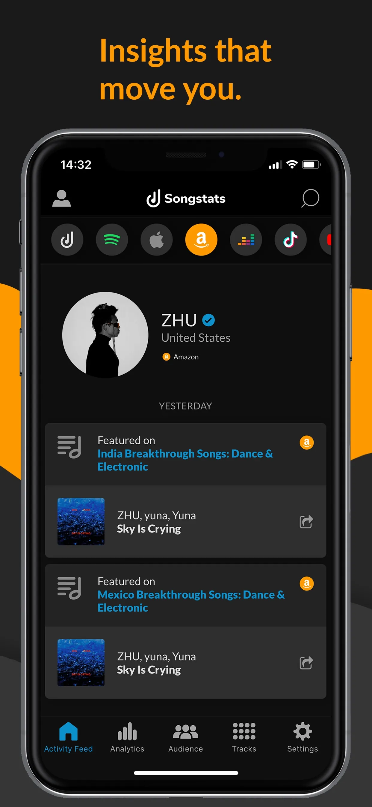 Songstats: Music Analytics iphone screenshot 2