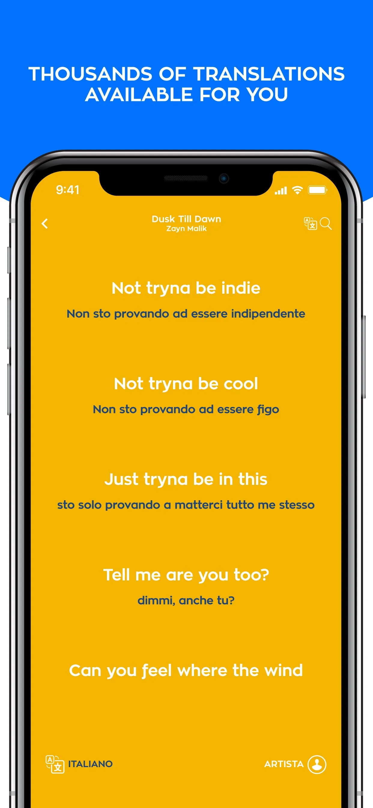 Lyrics Mania iphone screenshot 2
