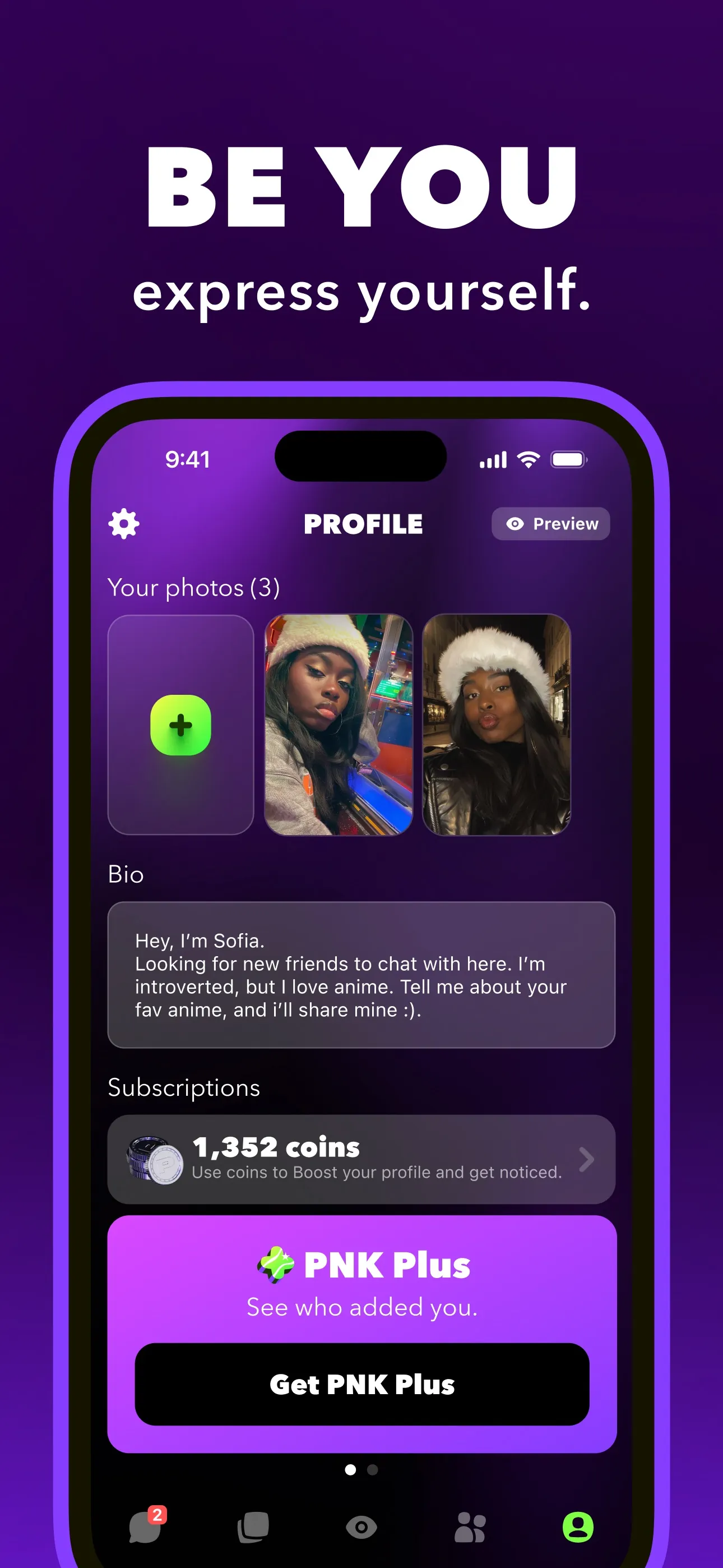 PNK – chat now iphone screenshot 4
