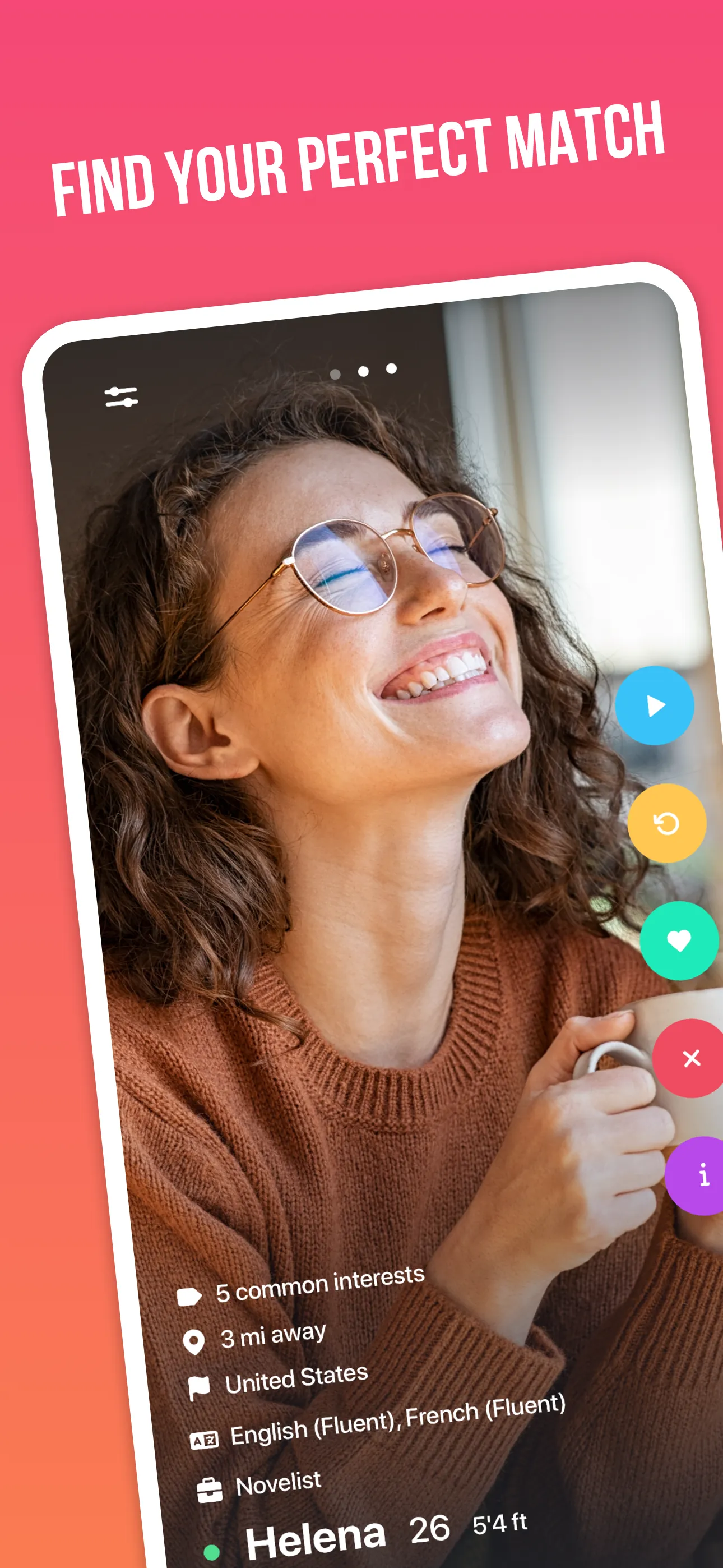 Cool Meet: Dating, Friends App iphone screenshot 1