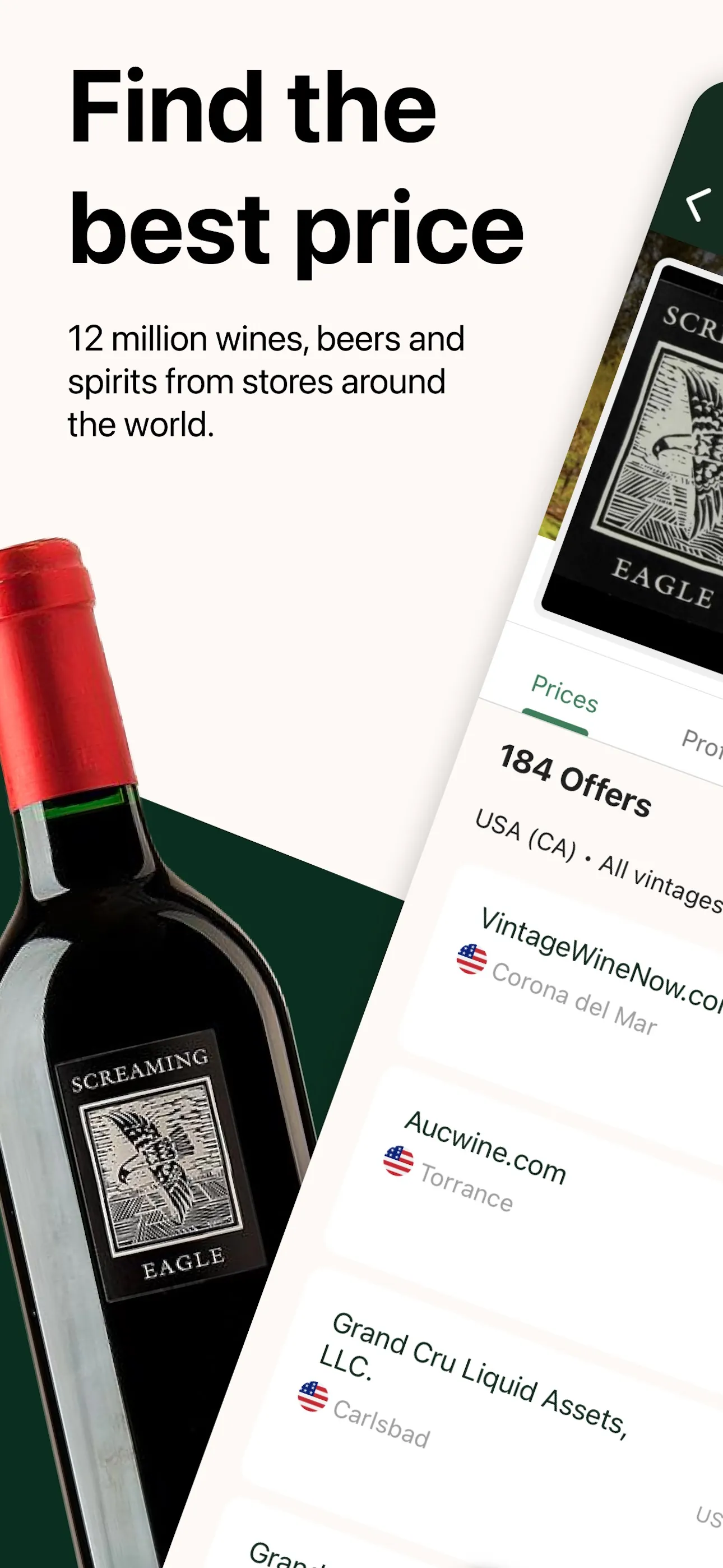 Wine-Searcher iphone screenshot 1