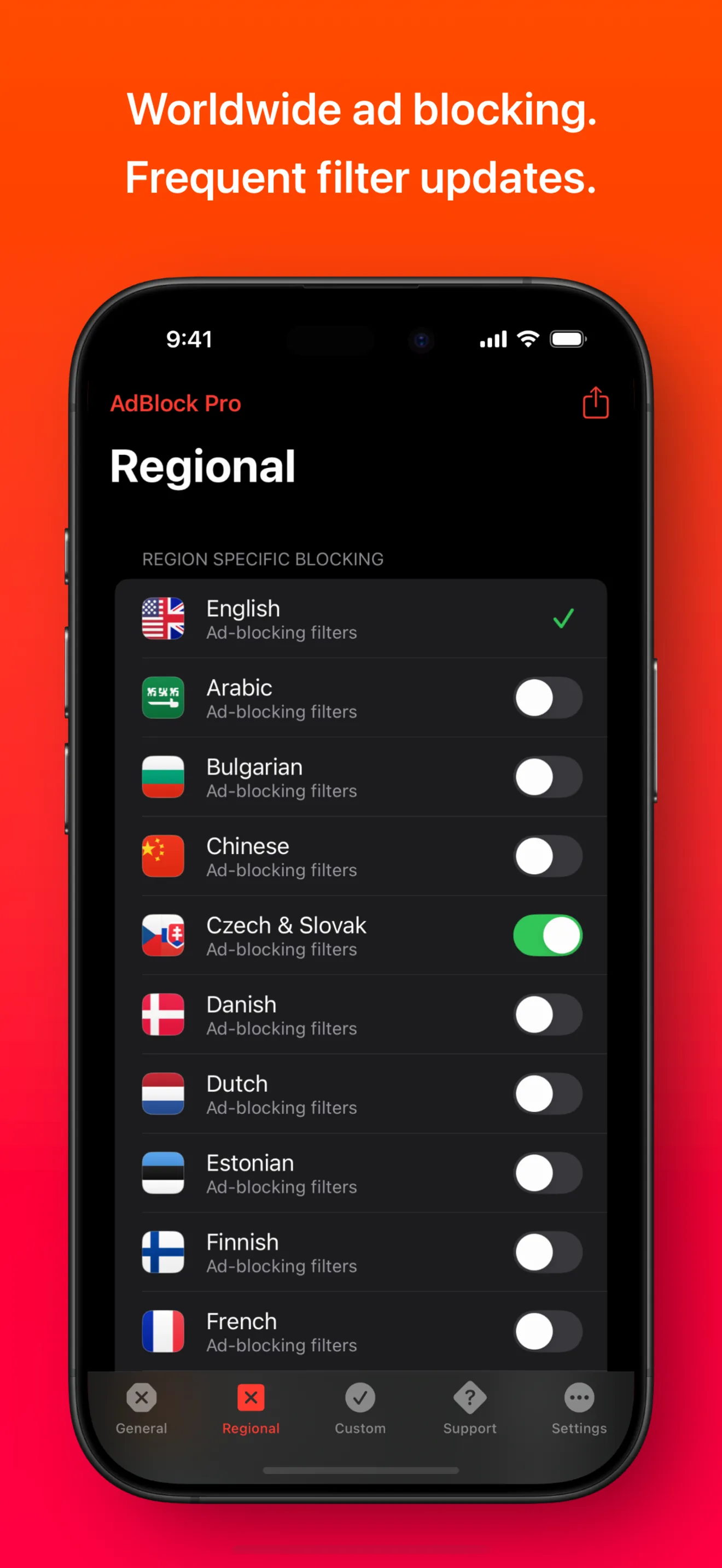 AdBlock Pro for Safari iphone screenshot 3