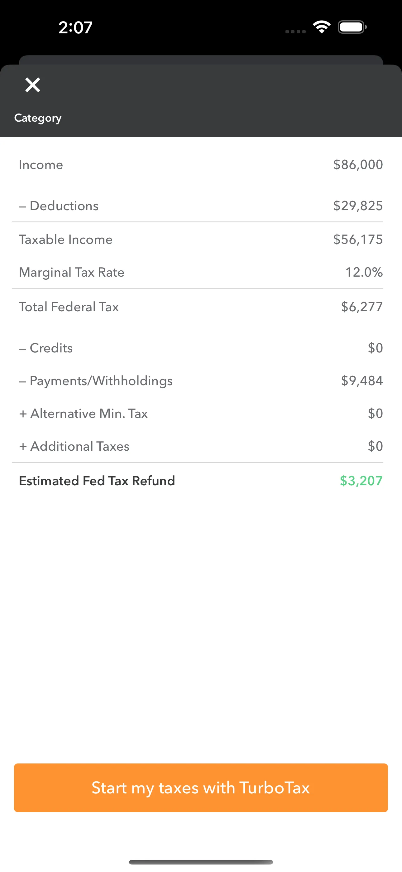 TaxCaster: Tax Calculator iphone screenshot 5