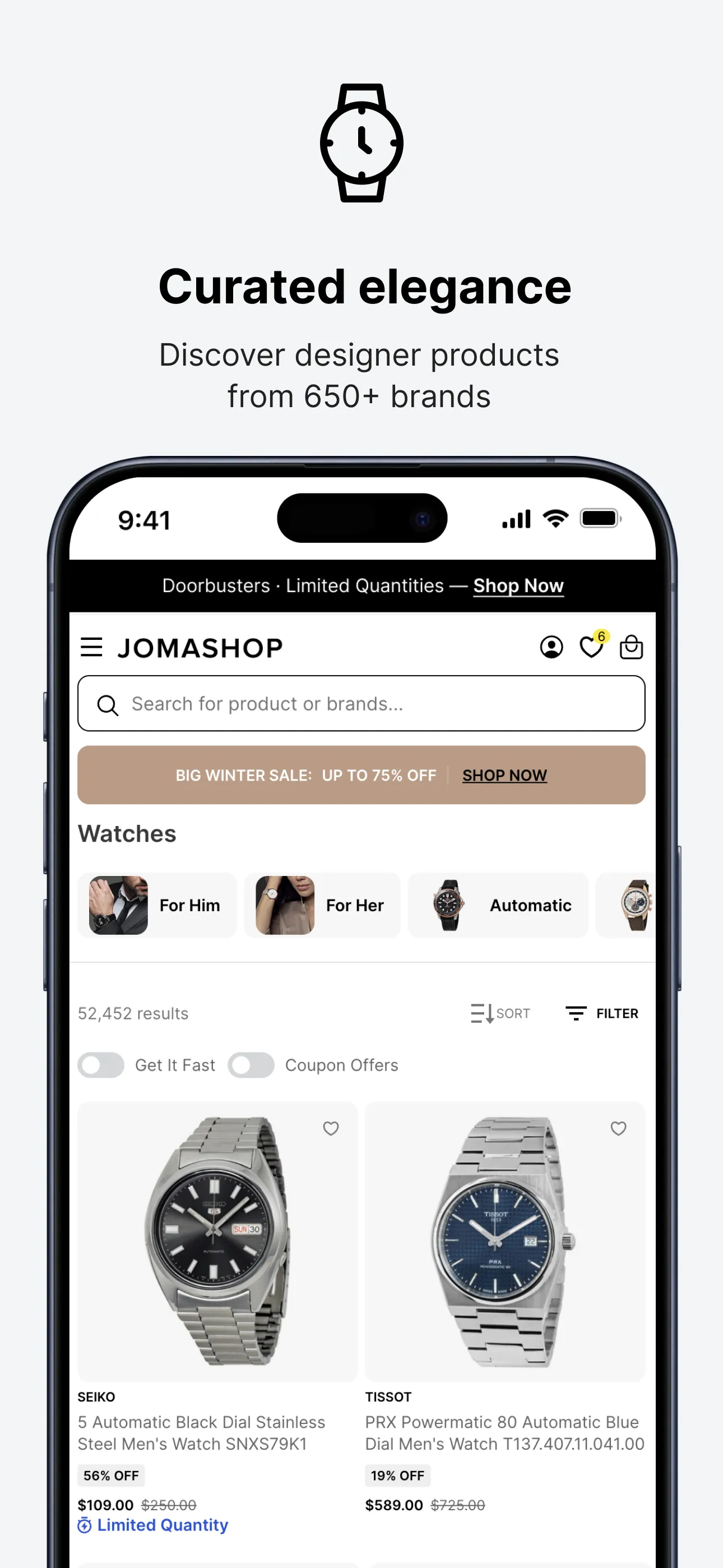 Jomashop - Designer Shopping iphone screenshot 4