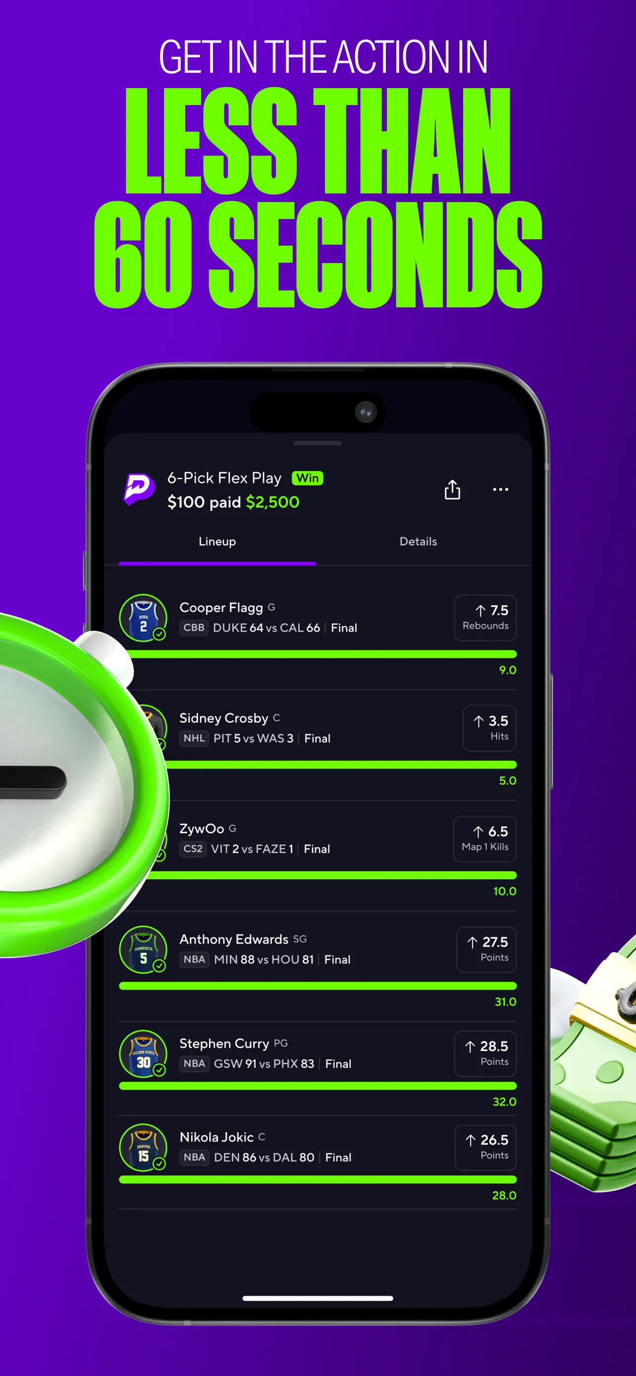 PrizePicks - Fantasy Sports iphone screenshot 6