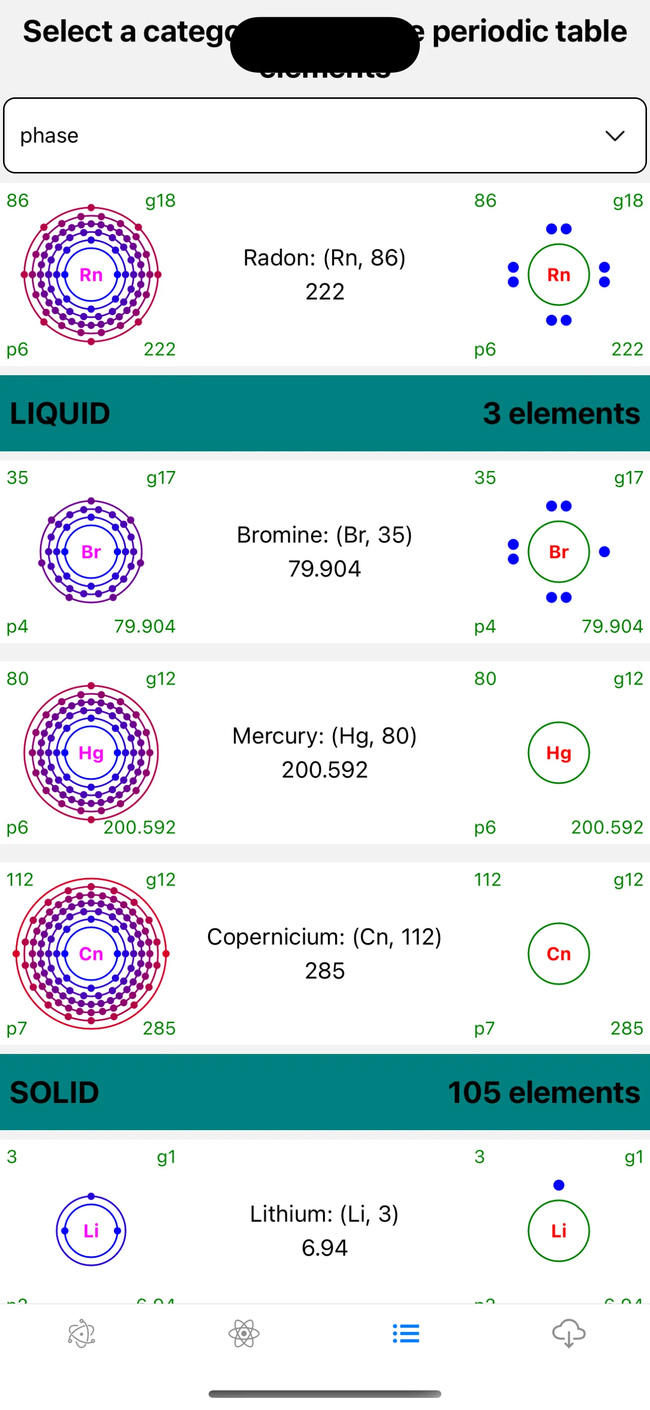 Periodic-Table-Elements iphone screenshot 6
