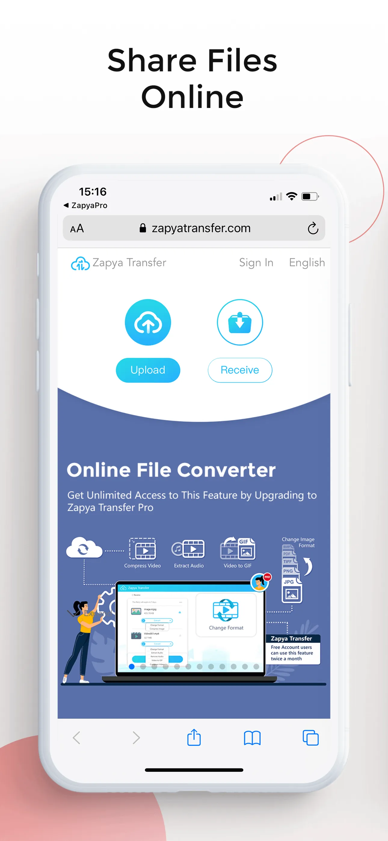 Zapya - File Sharing iphone screenshot 4
