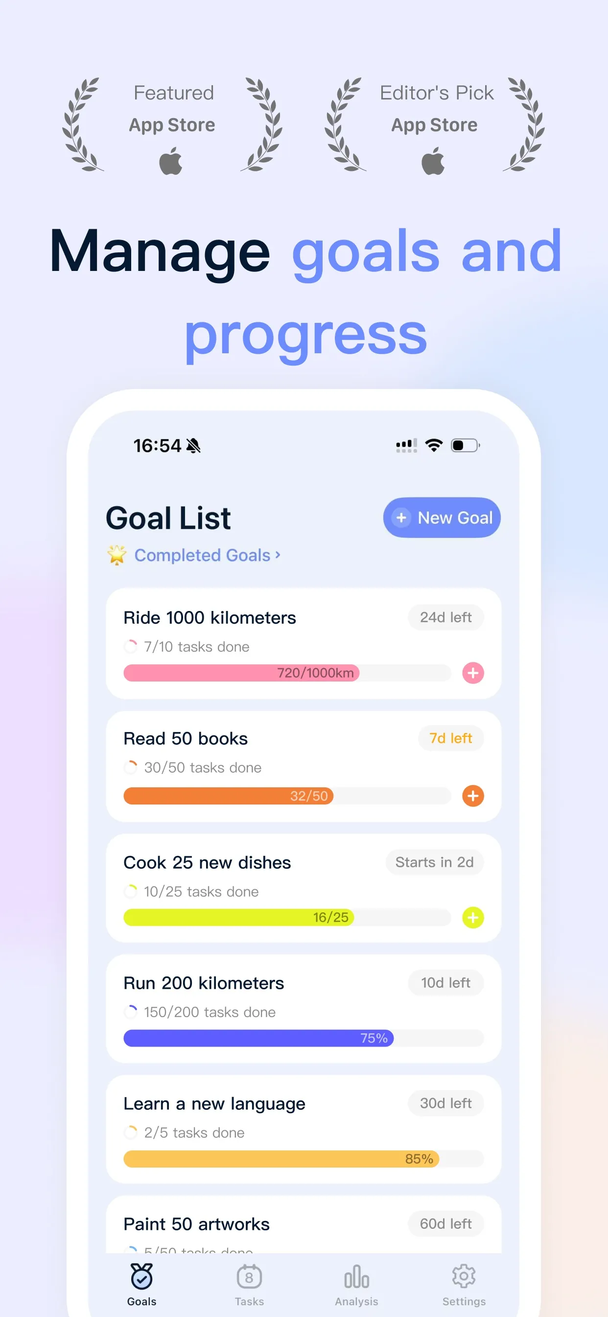 Goal Map: Goal Planner iphone screenshot 1