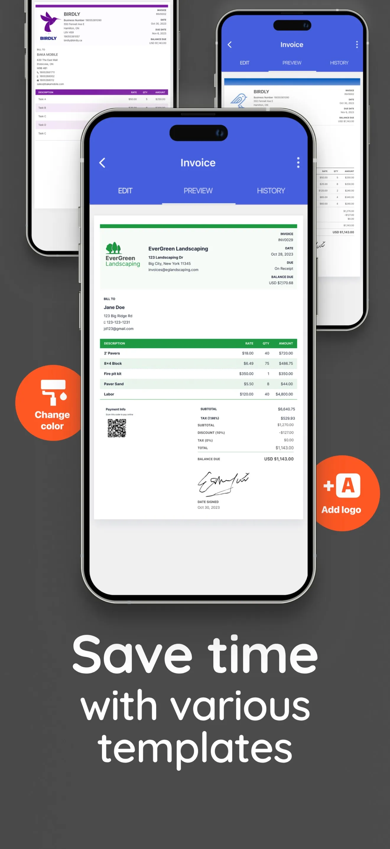 Invoice Simple: Invoice Maker iphone screenshot 6