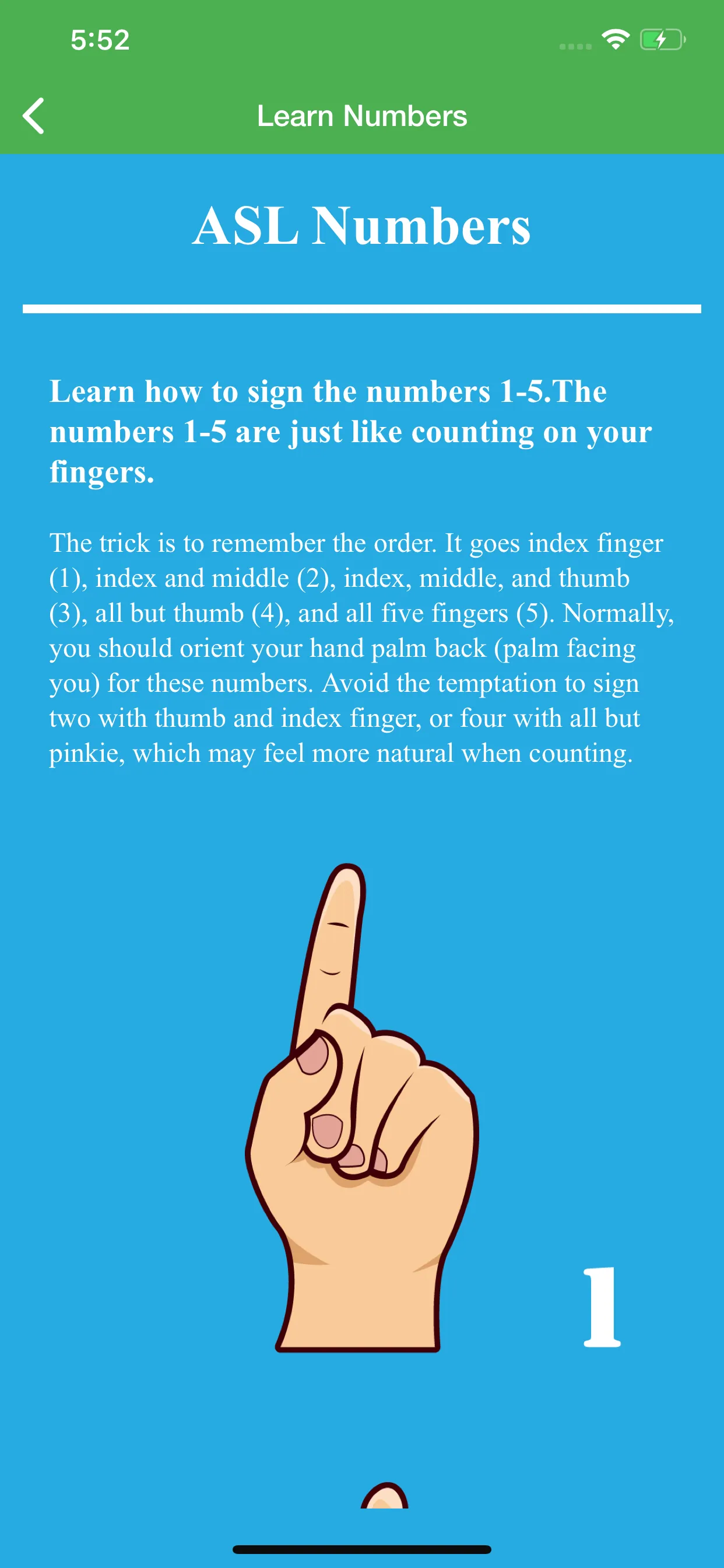 ASL American Sign Language iphone screenshot 3