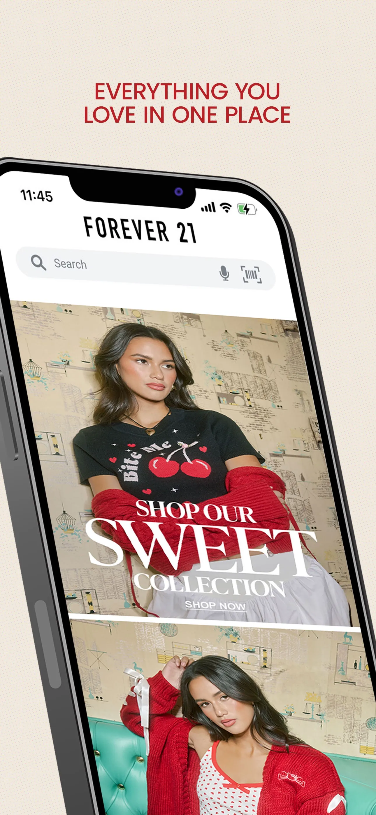 Forever 21 iphone screenshot 1
