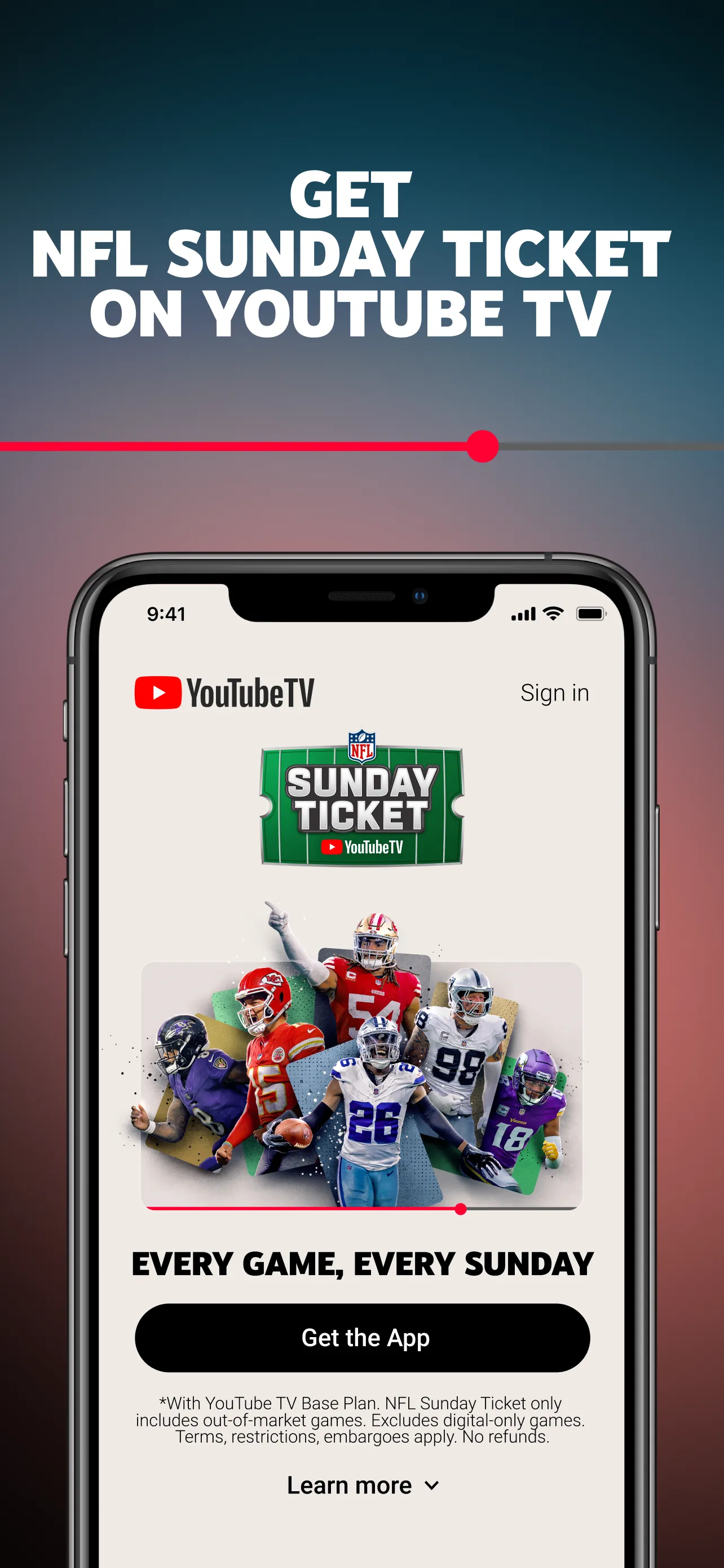 YouTube TV iphone screenshot 5