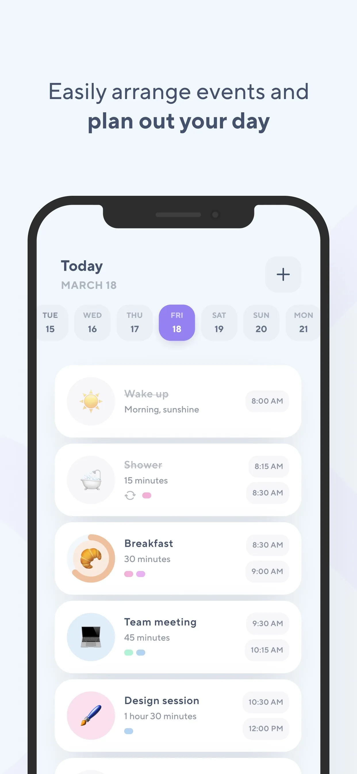 TimeBloc - Daily Planner iphone screenshot 4
