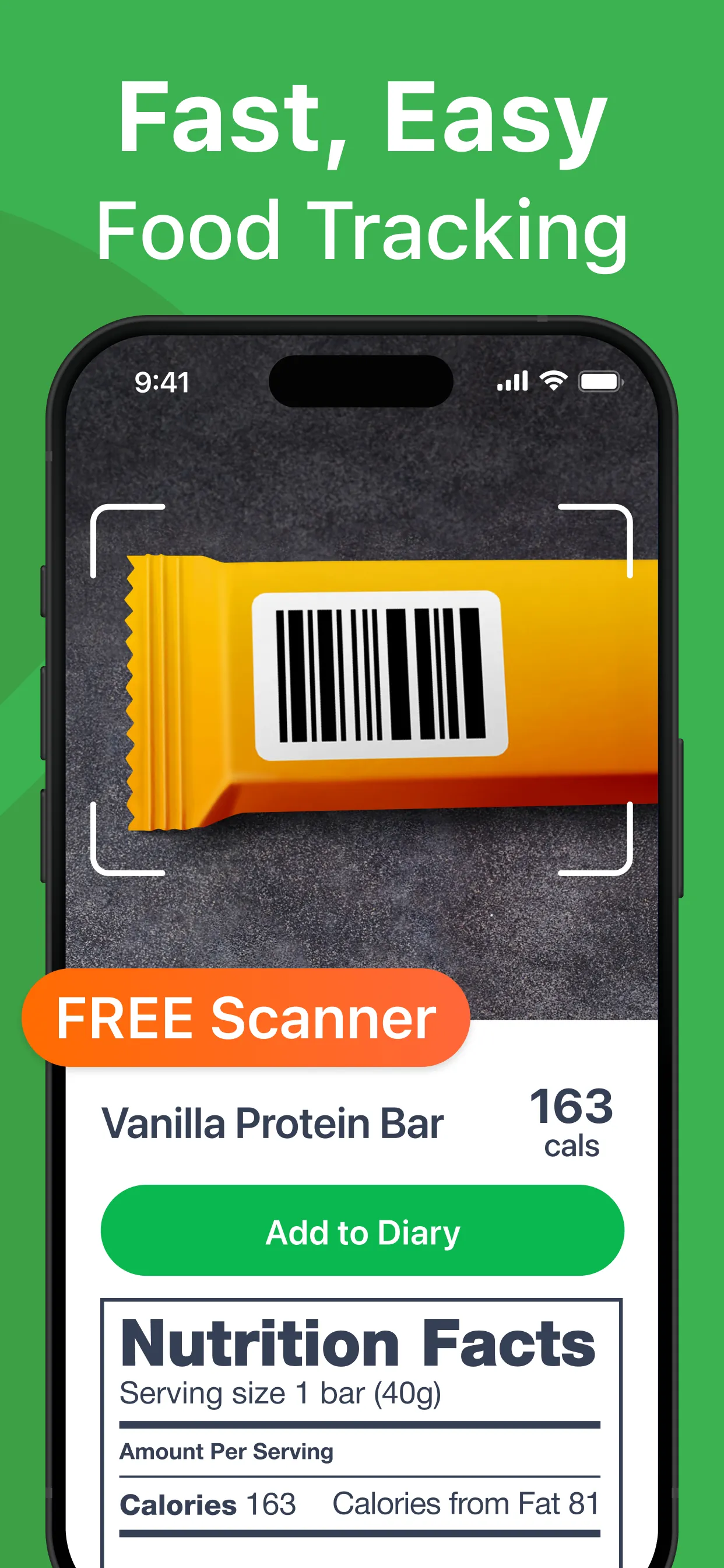 Calorie Counter - MyNetDiary iphone screenshot 2