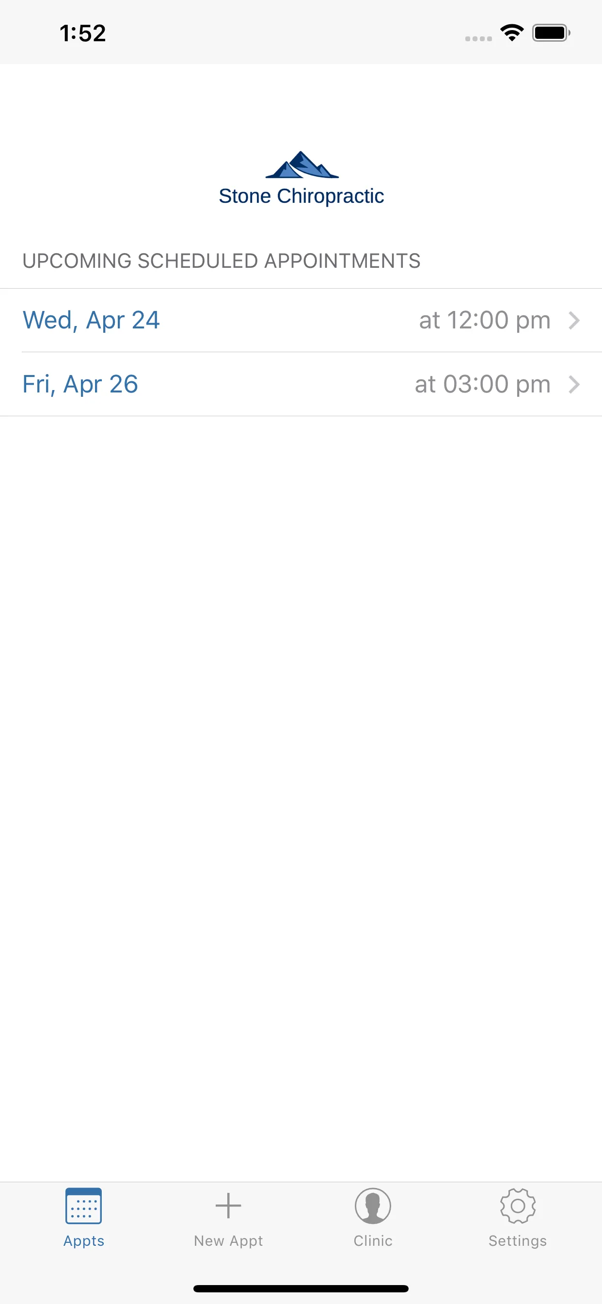 The Scheduling App iphone screenshot 1