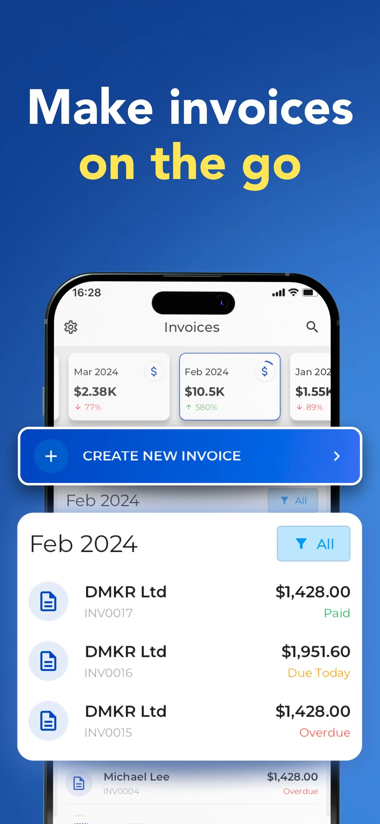 Invoice Maker - Invoice Fly iphone screenshot 4