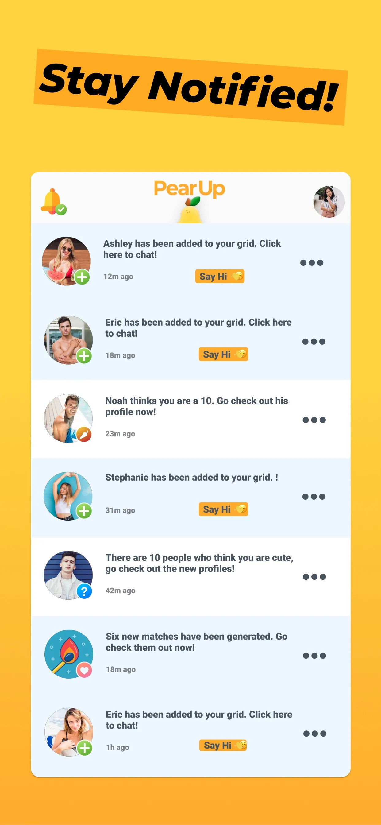 PearUp - Chat & Dating App iphone screenshot 3