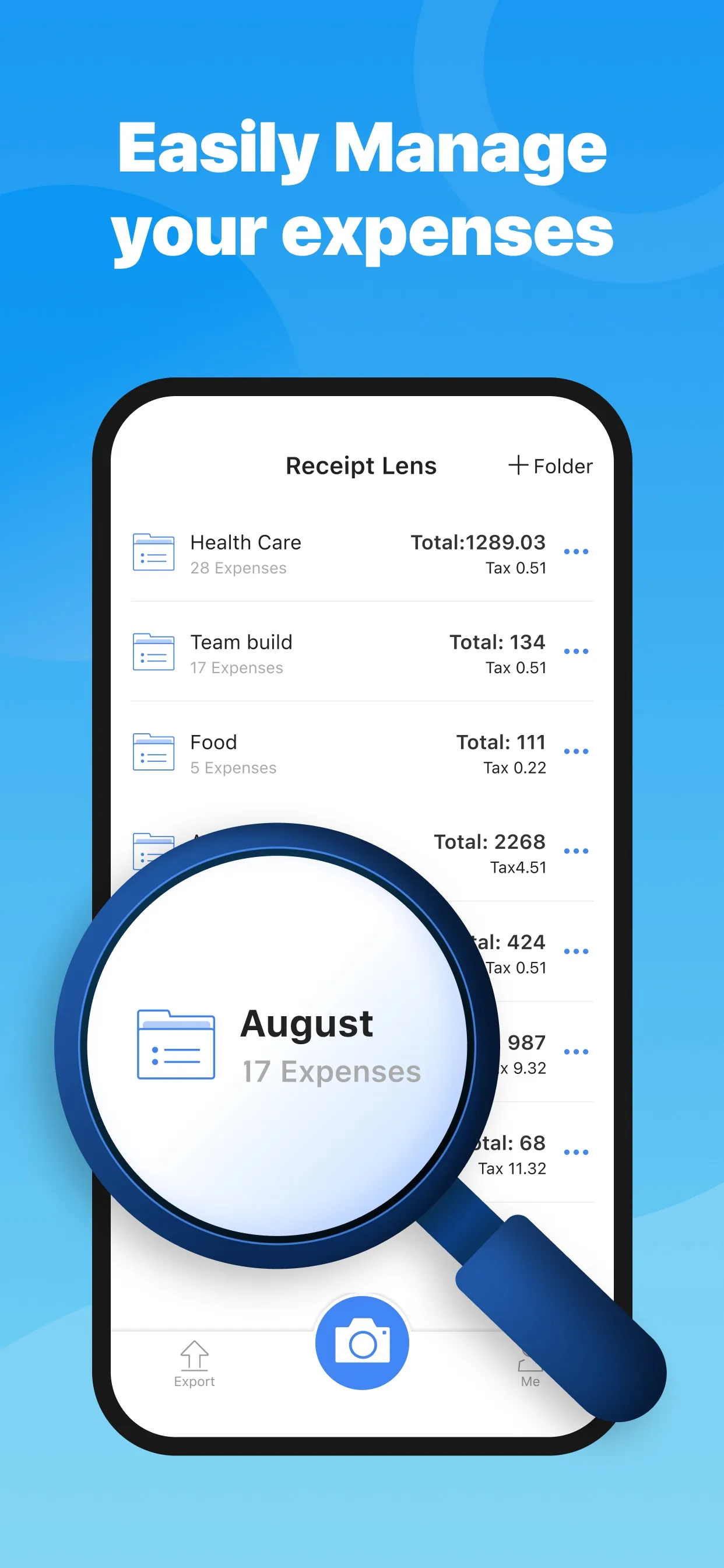 Receipt Lens - Expense Tracker iphone screenshot 4