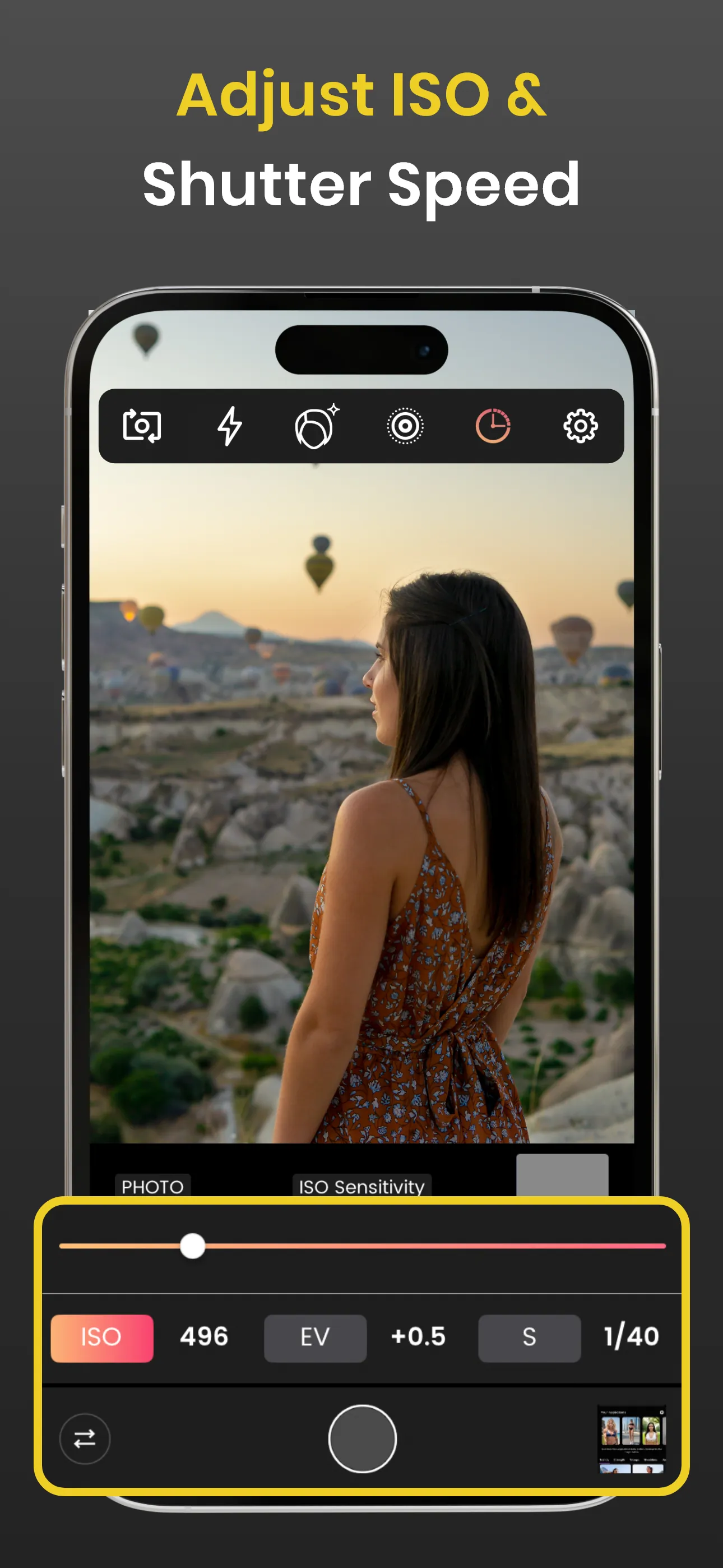 Pro Camera with RAW & Focus iphone screenshot 3