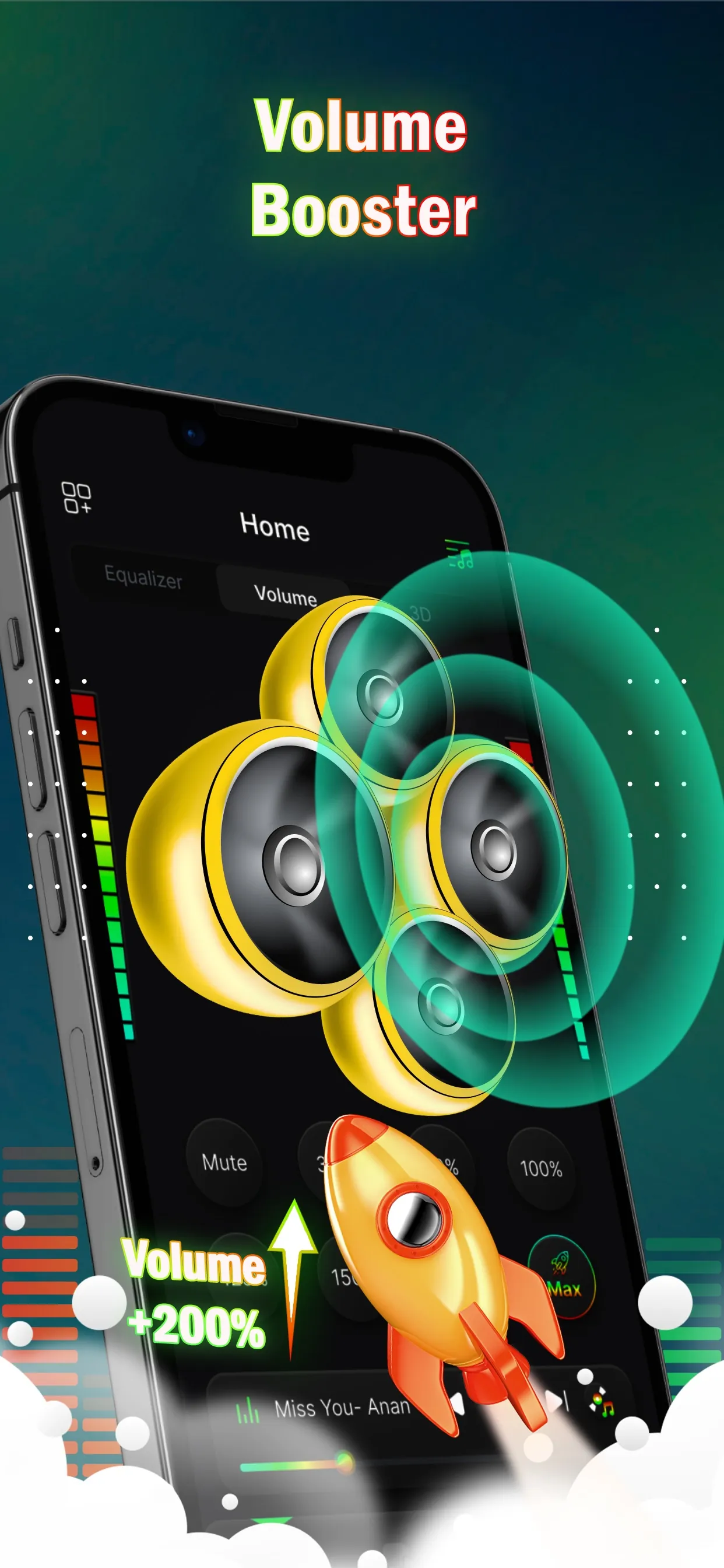 Volume Booster - EQ Amplifier iphone screenshot 9